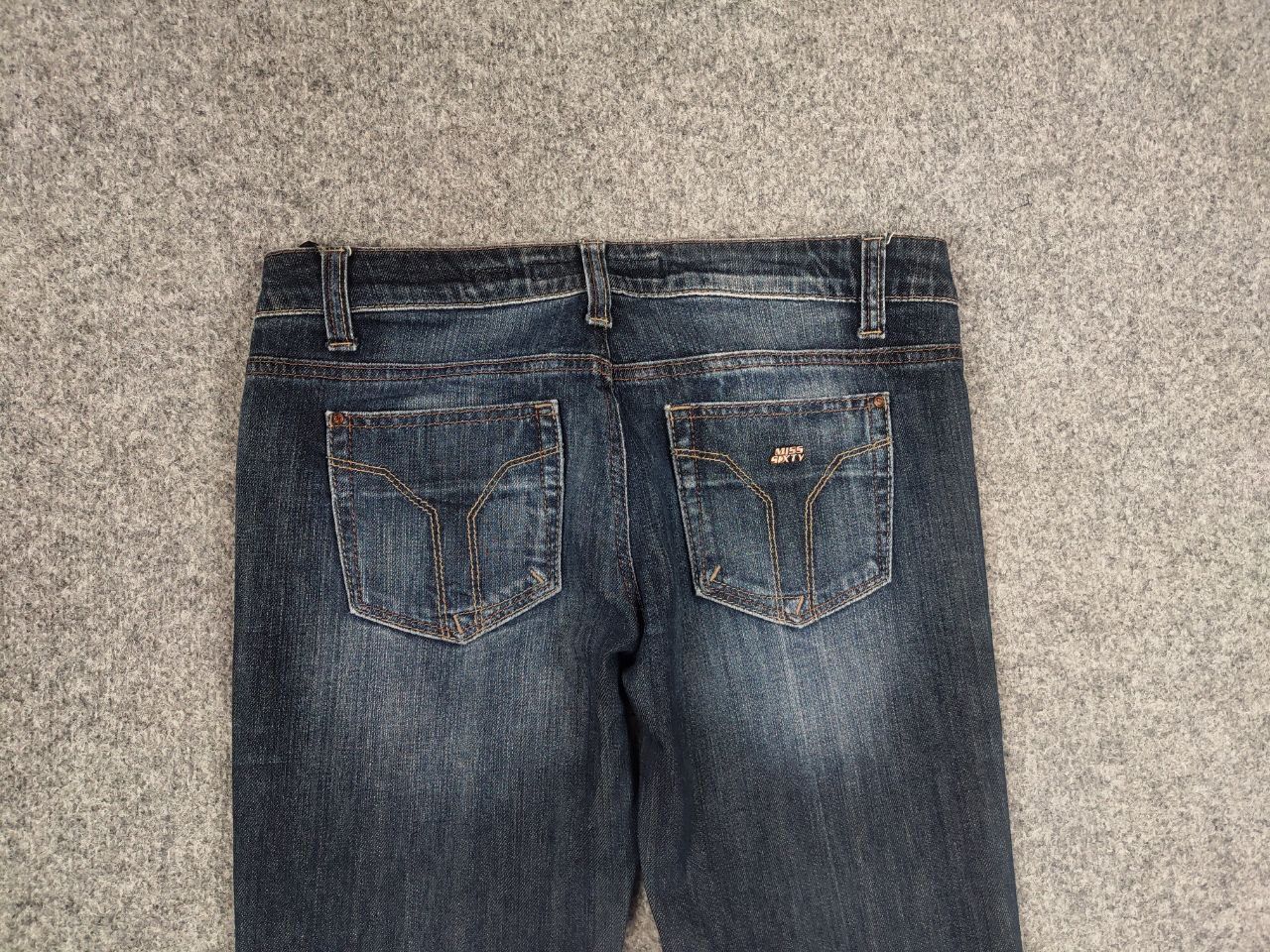 Miss Sixty Miss Sixty Vintage Y2K Marla Styl Low Rise Faded Denim Jeans Size 30" / US 8 / IT 44 - 8 Thumbnail