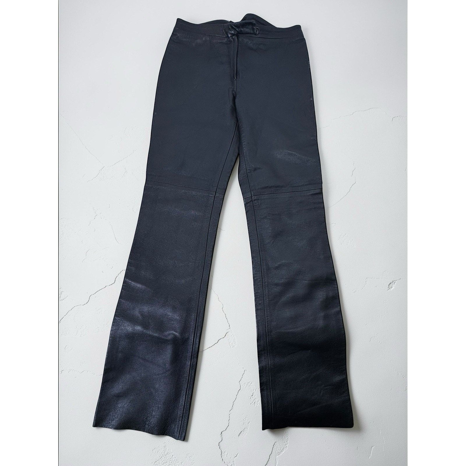 Bcbgmaxazria BCBG Maxazria Leather pants, black, women’s size 2 Size 26" / US 2 / IT 38 - 2 Thumbnail
