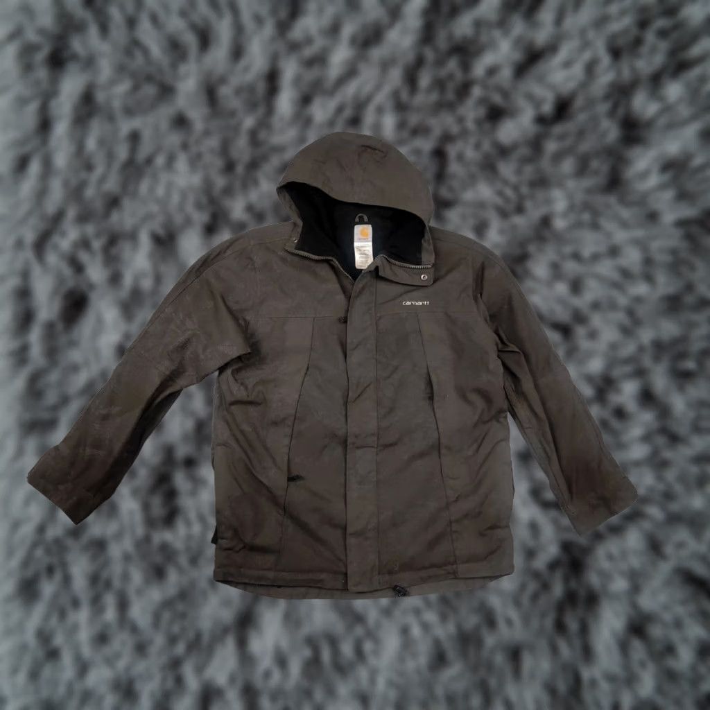 Carhartt VINTAGE Carhartt Camouflage Jacket Hoodie Pocket Zip Reflective Green For Men M Size US M / EU 48-50 / 2 - 1 Thumbnail