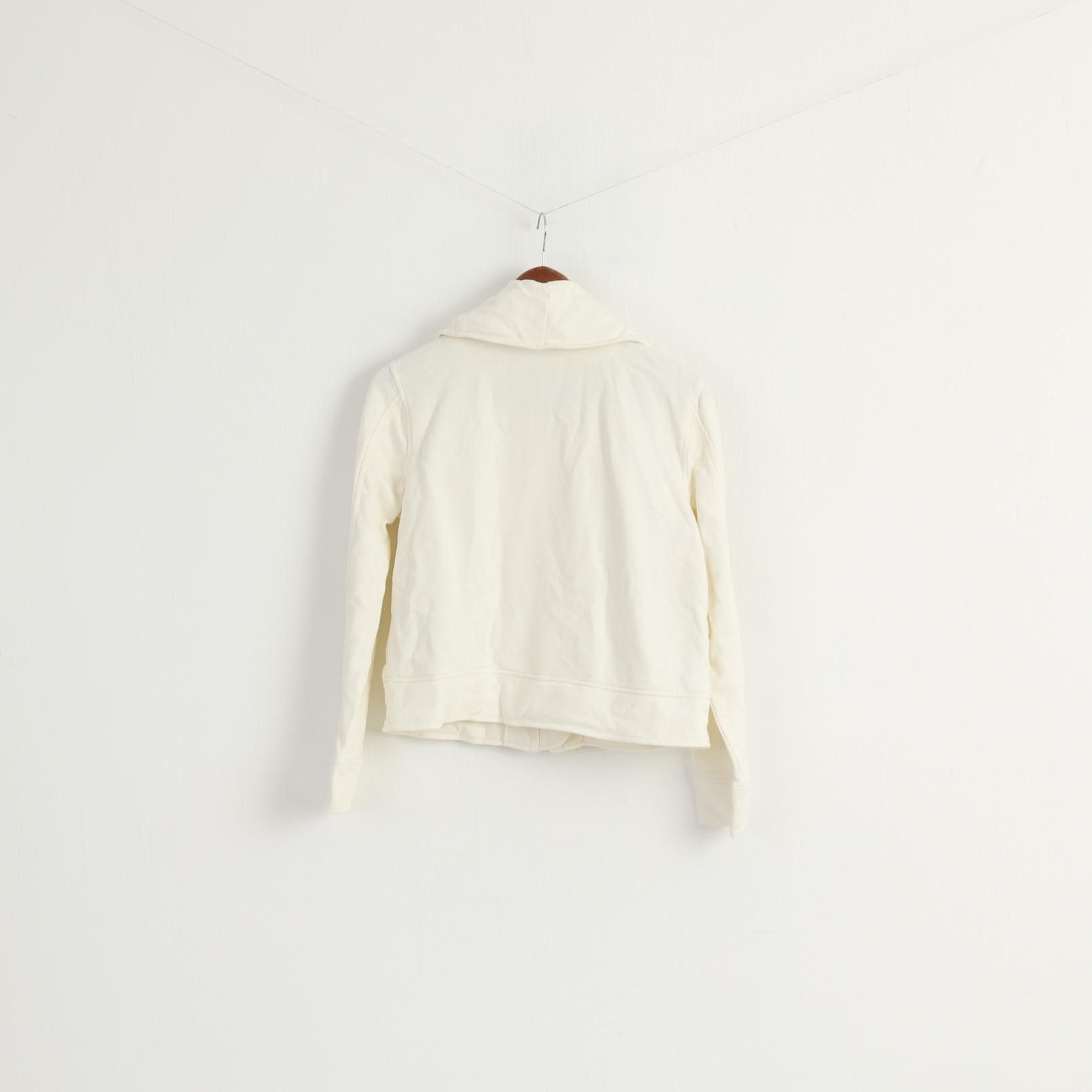 Ralph Lauren LAUREN Jeans Company Women M Sweatshirt Cream 9016 Size M / US 6-8 / IT 42-44 - 7 Thumbnail