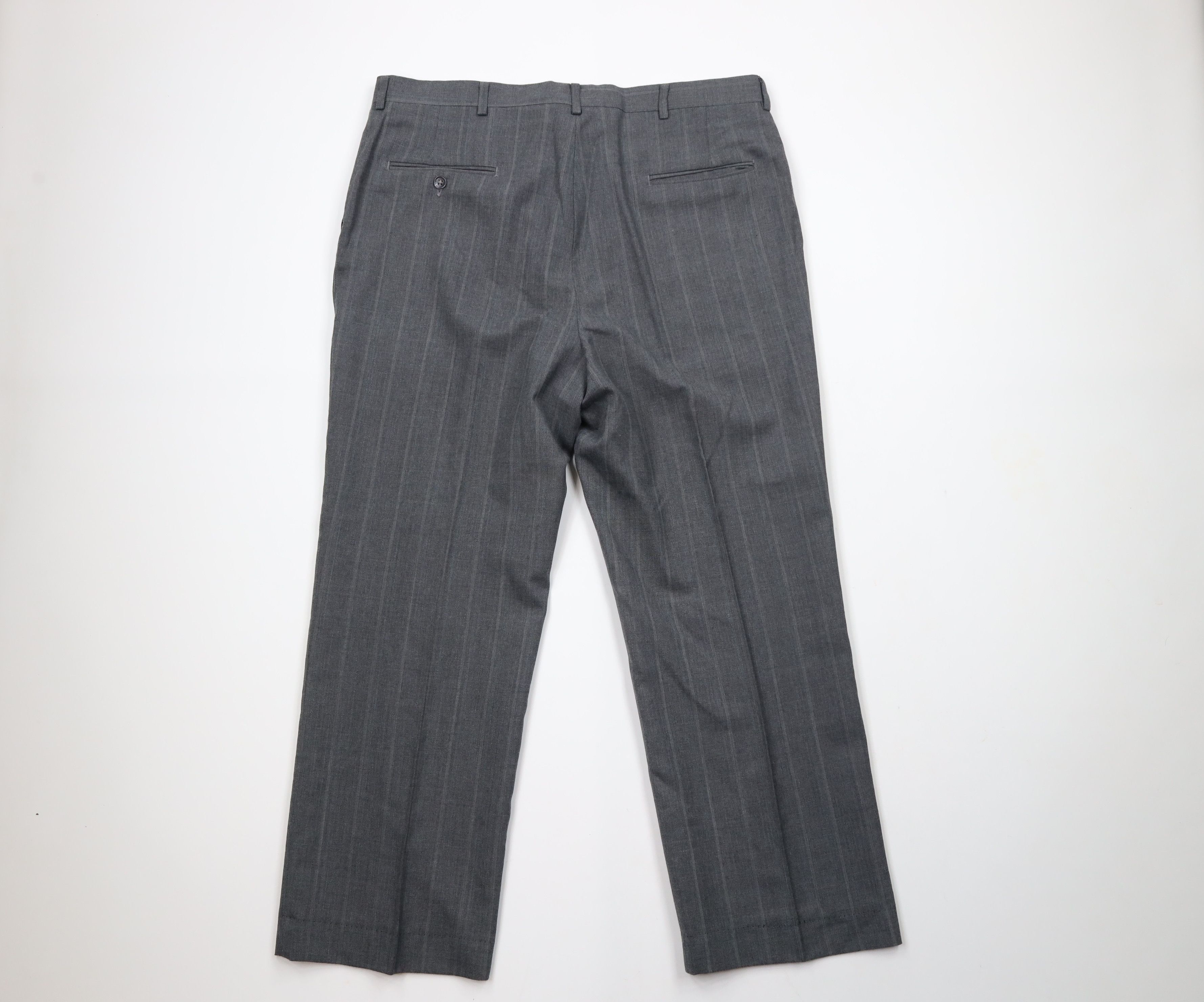 Vintage Vintage 90s Streetwear Striped Wide Leg Chino Pants USA Size US 38 / EU 54 - 8 Thumbnail