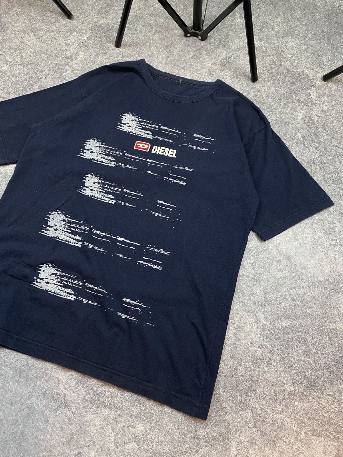 Diesel × Vintage Vintage Diesel Archive Faded Y2k Logo Graphic T-shirt Size US M / EU 48-50 / 2 - 4 Thumbnail