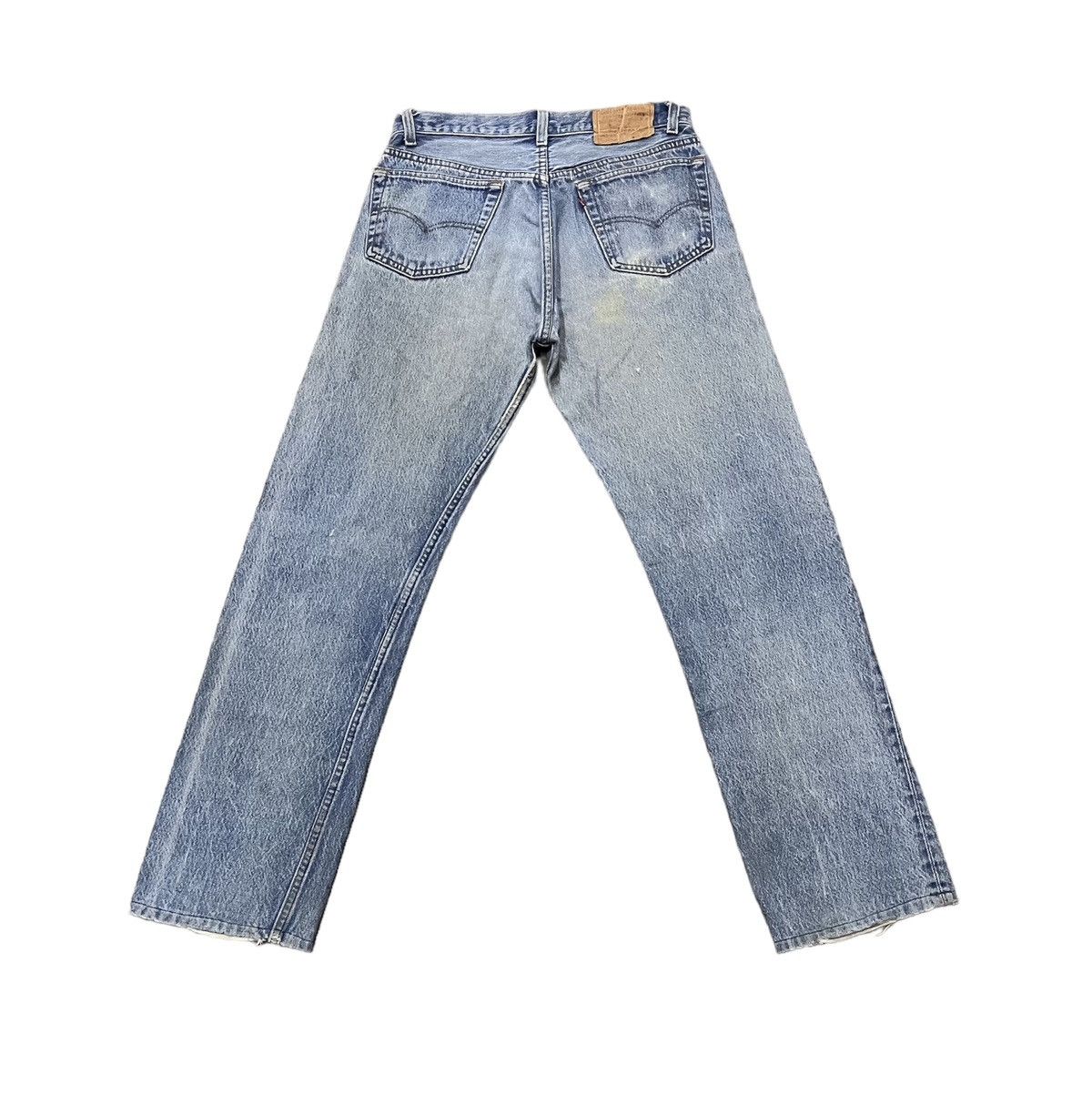 Levi's Vintage 501xx light wash distressed denim Size US 31 - 2 Thumbnail