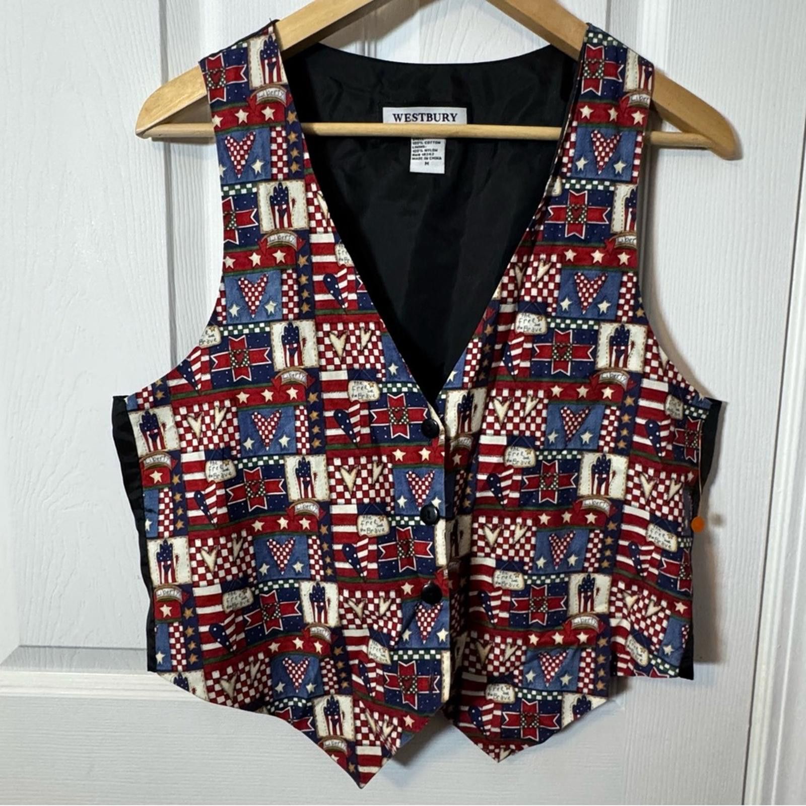 Other Westbury Patriotic Patterned Vest Size M / US 6-8 / IT 42-44 - 1 Thumbnail