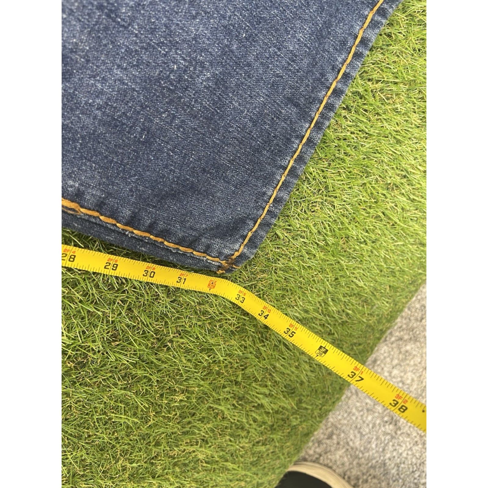 True Religion True Religion Jeans Men 40 Ricky Relaxed Straight Denim Big T Flap Pockets USA 2000s Grunge Size US 40 / EU 56 - 3 Thumbnail