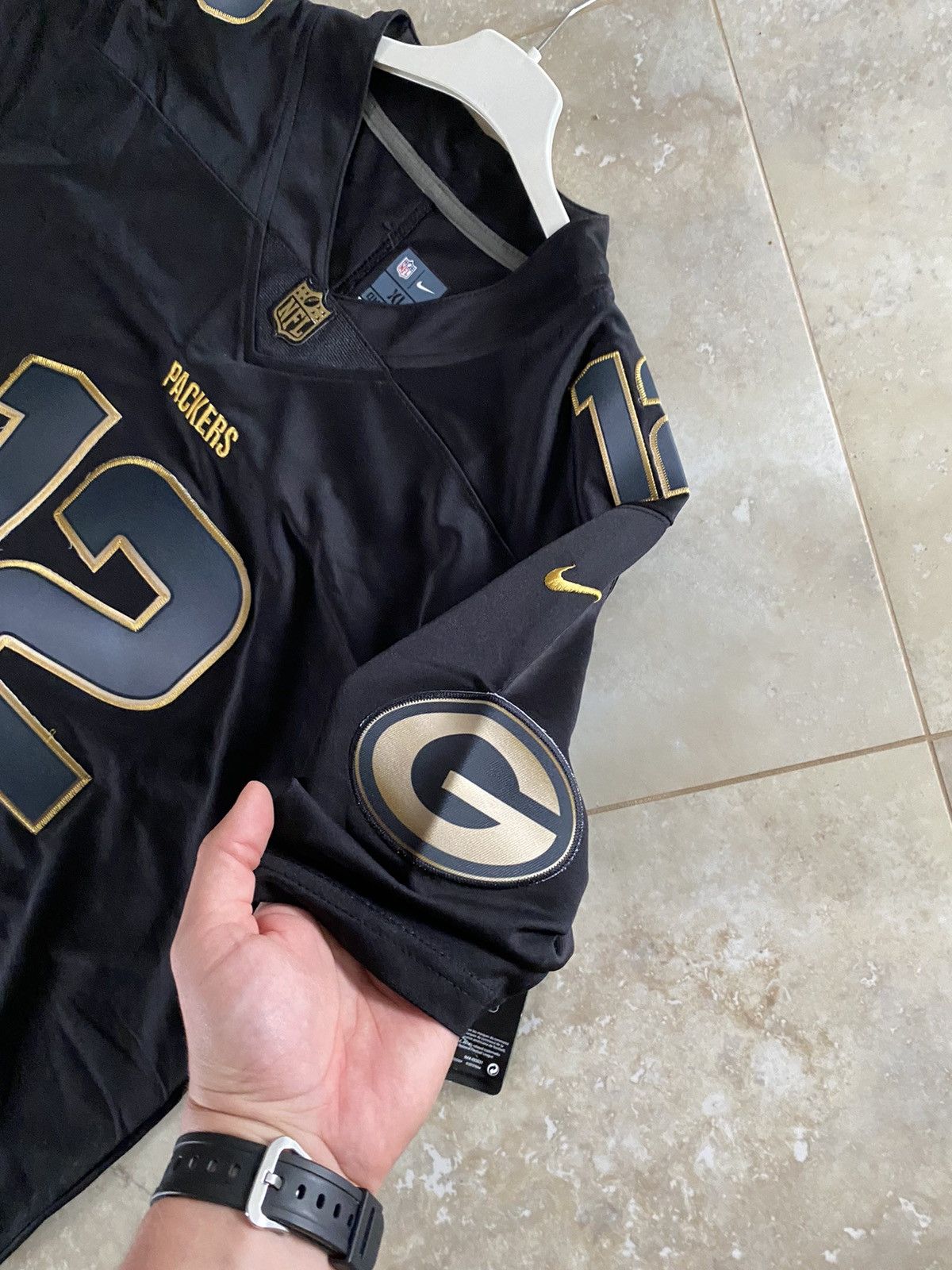 Nike NEW Nike NFL Jersey Adams 17 American Black Big Logo Size US XL / EU 56 / 4 - 10 Thumbnail
