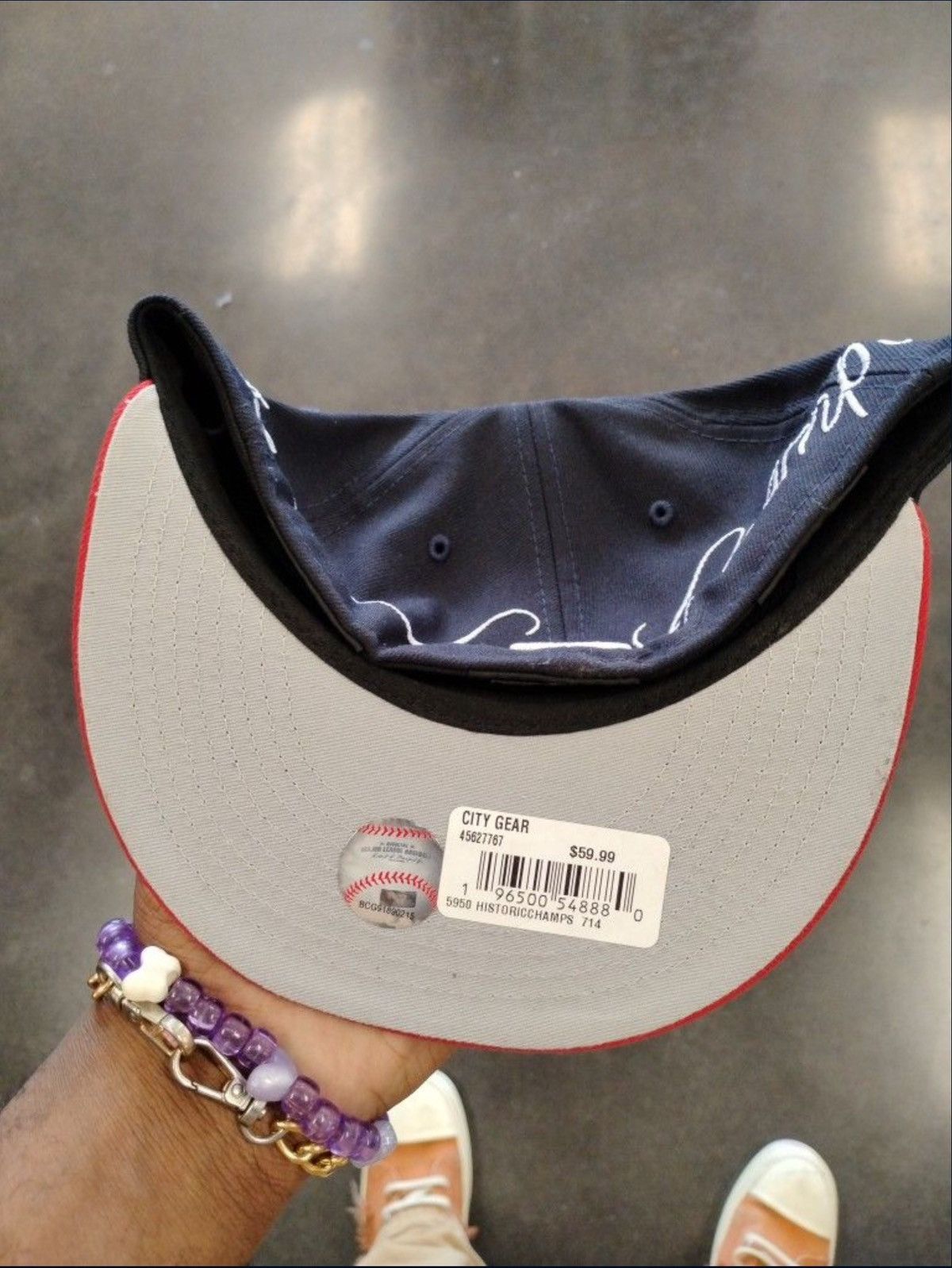 New Era New Era ATL Braves World Series Champions Fitted Size 34 - 5 Thumbnail