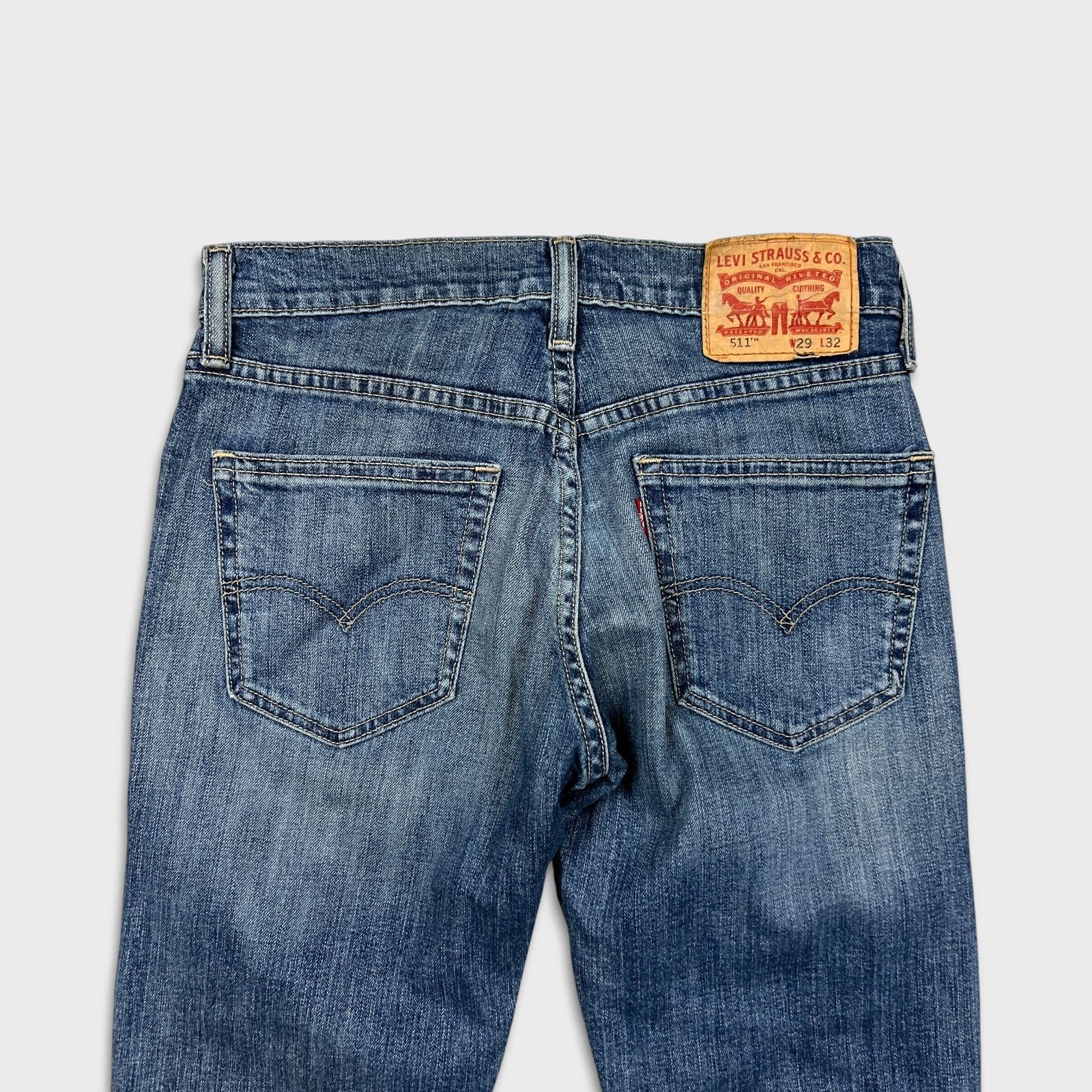 Levi's Levi's 511 Jean 29x32 Slim Fit Mid Rise Stretch Denim Pant Size US 29 - 6 Thumbnail