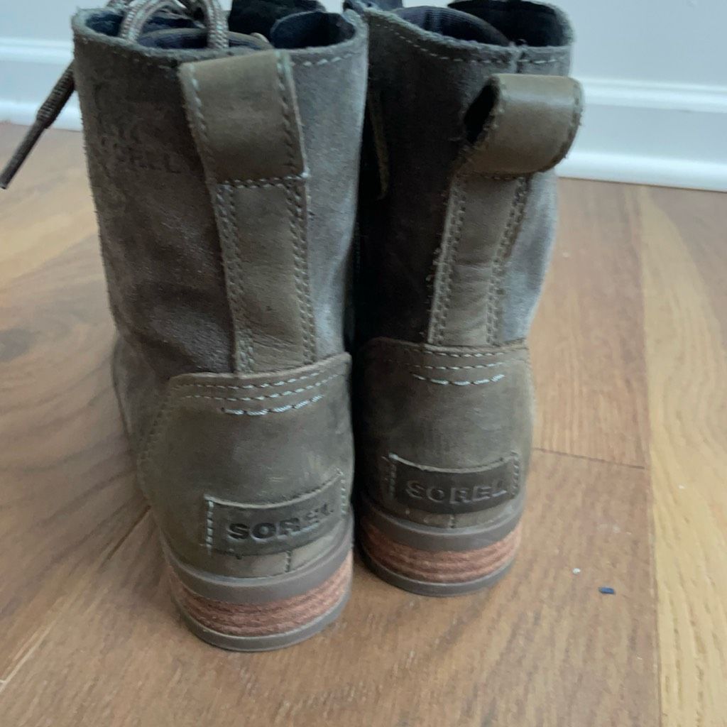 SOREL NWOB Sorel Phoenix Lace Boot Bootie Alpine Tundra Green 6 Size US 6 / IT 36 - 5 Thumbnail