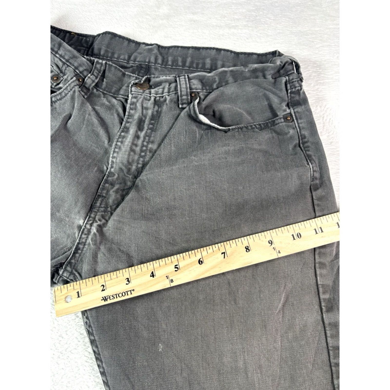 Levi's Levi's 505 Jeans Black Denim Straight Leg 32x30 Regular Men’s Denim 5-Pocket Zipper Fly Vintage? No Size US 32 / EU 48 - 6 Thumbnail