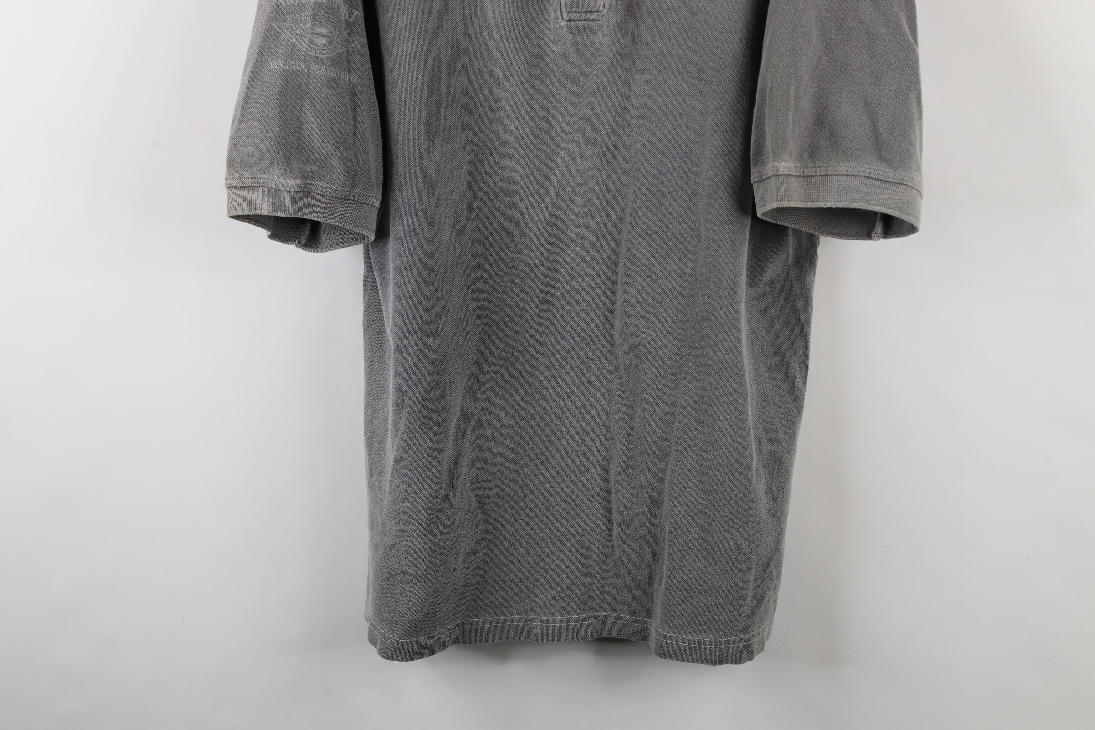 Vintage Vintage Y2K 2000 Harley Davidson Spell Out Puerto Rico Polo Size US L / EU 52-54 / 3 - 3 Thumbnail