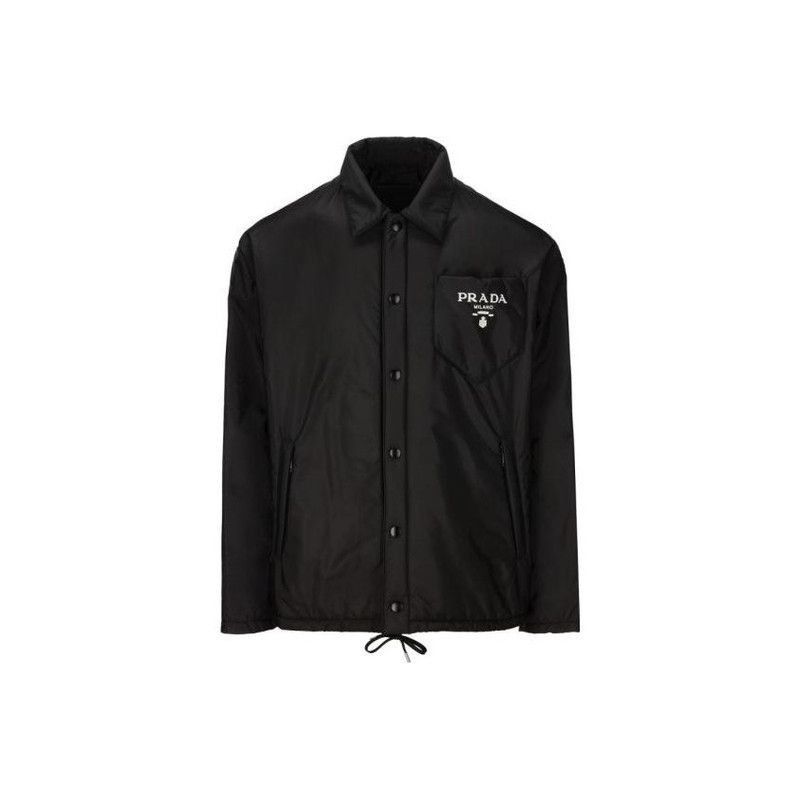 Prada Prada Black Casual ButtonUp Jacket for Men-2506 Size US L / EU 52-54 / 3 - 1 Thumbnail
