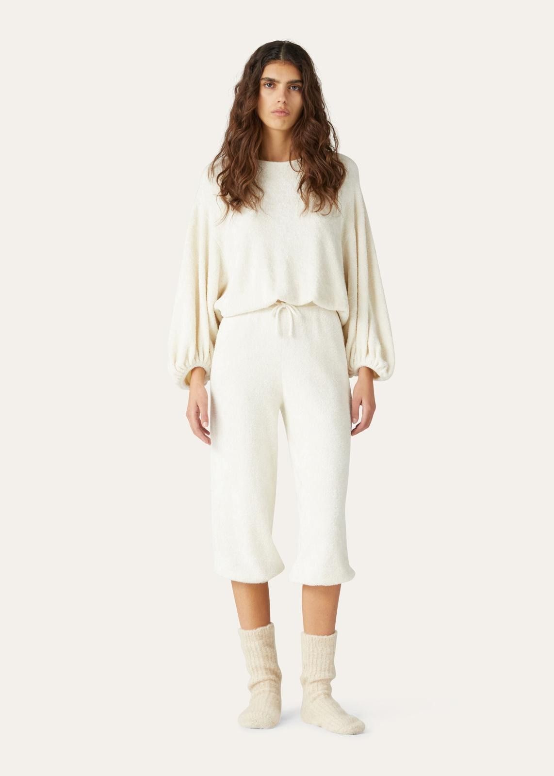 Loro Piana o1srvl11e1124 Cocooning Regular-Fit Trouser in White Size 27" / US 4 / IT 40 - 5 Thumbnail