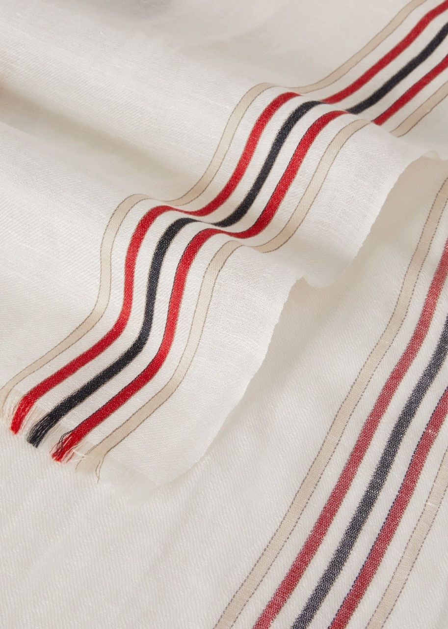 Loro Piana o1srvl11e0624 Size: OS FAM8949 Scarf in Beige Size ONE SIZE - 3 Thumbnail