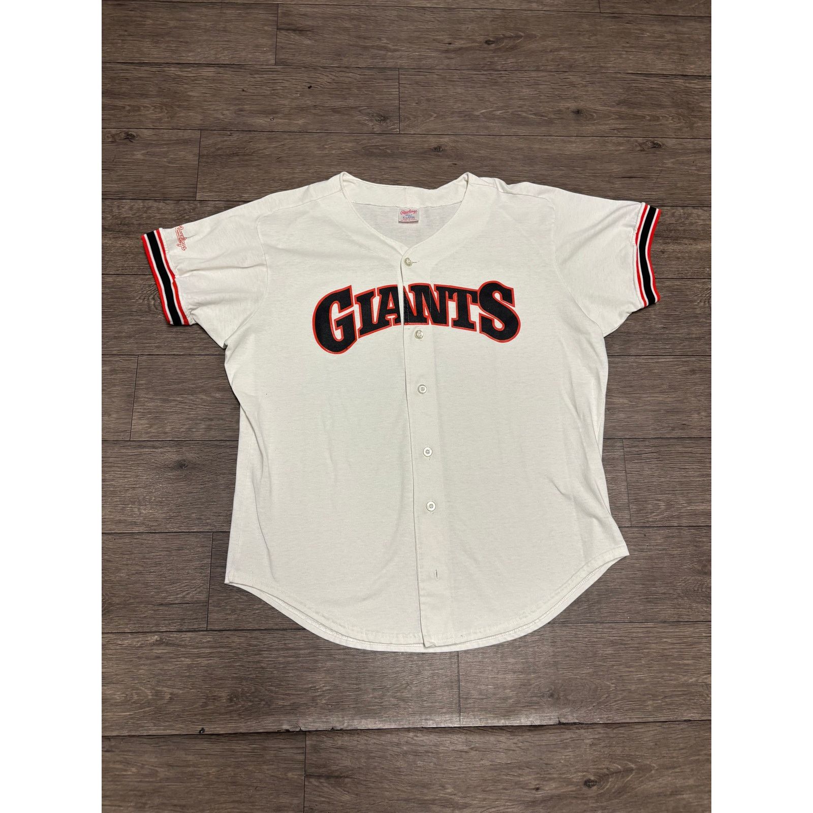 Vintage San Francisco Giants White XL Rawlings Jersey