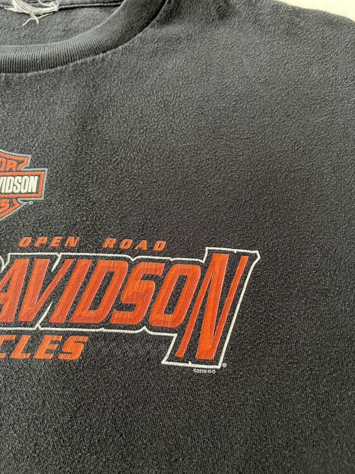 Harley Davidson Vintage 2010 Harley Davidson Motorcycles Eagle Flame T-shirt Size US L / EU 52-54 / 3 - 8 Thumbnail