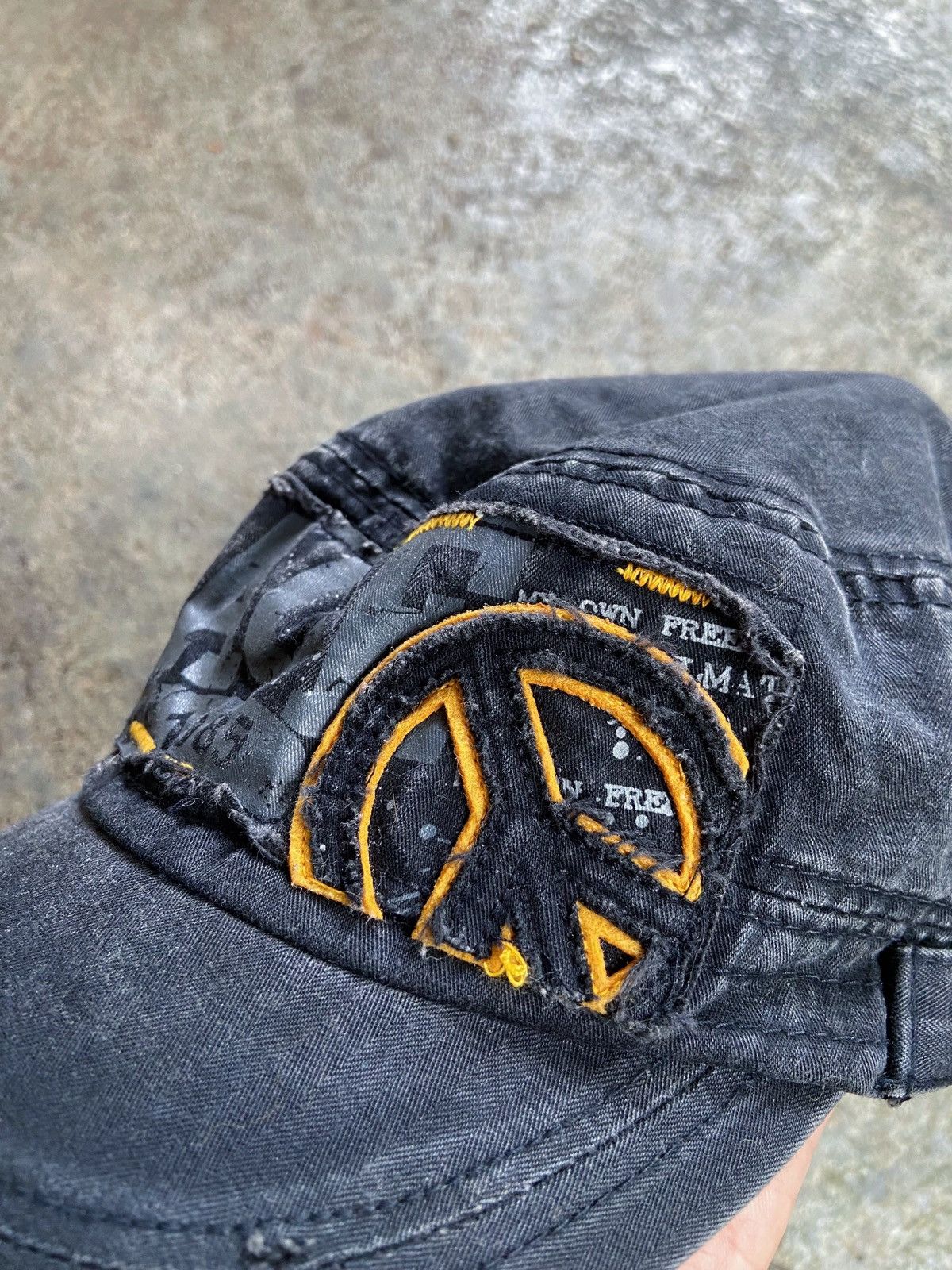 Japanese Brand PEACE COMMANDO DISTRESSED CAPS Size ONE SIZE - 5 Thumbnail