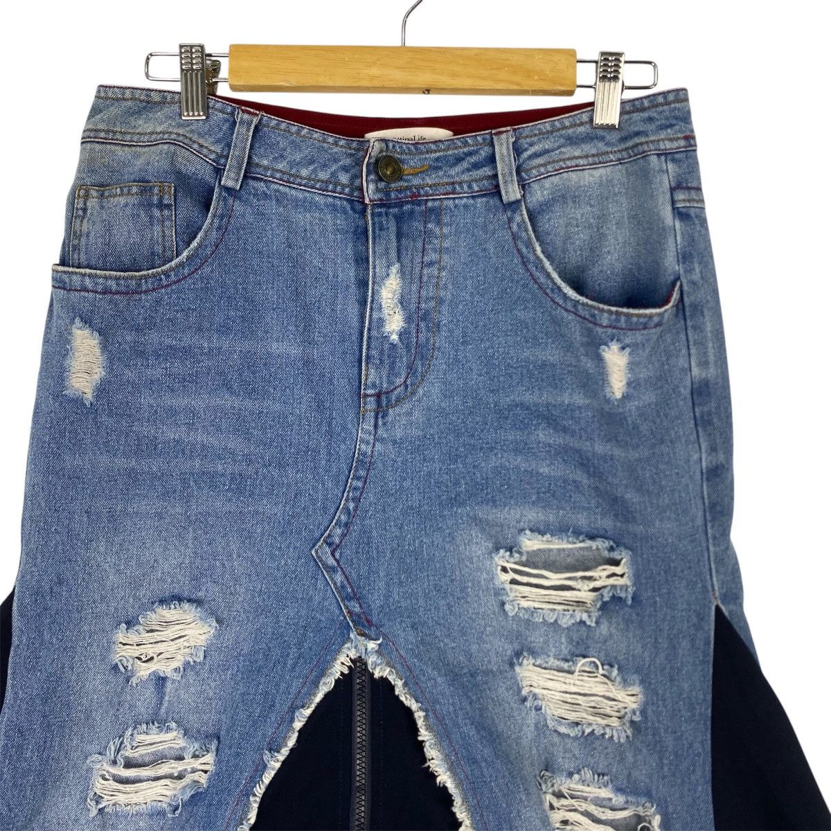 Designer × Vintage Vintage skirt jeans attinalife 2024 american denim skirt Size 32" / US 10 / IT 46 - 4 Thumbnail