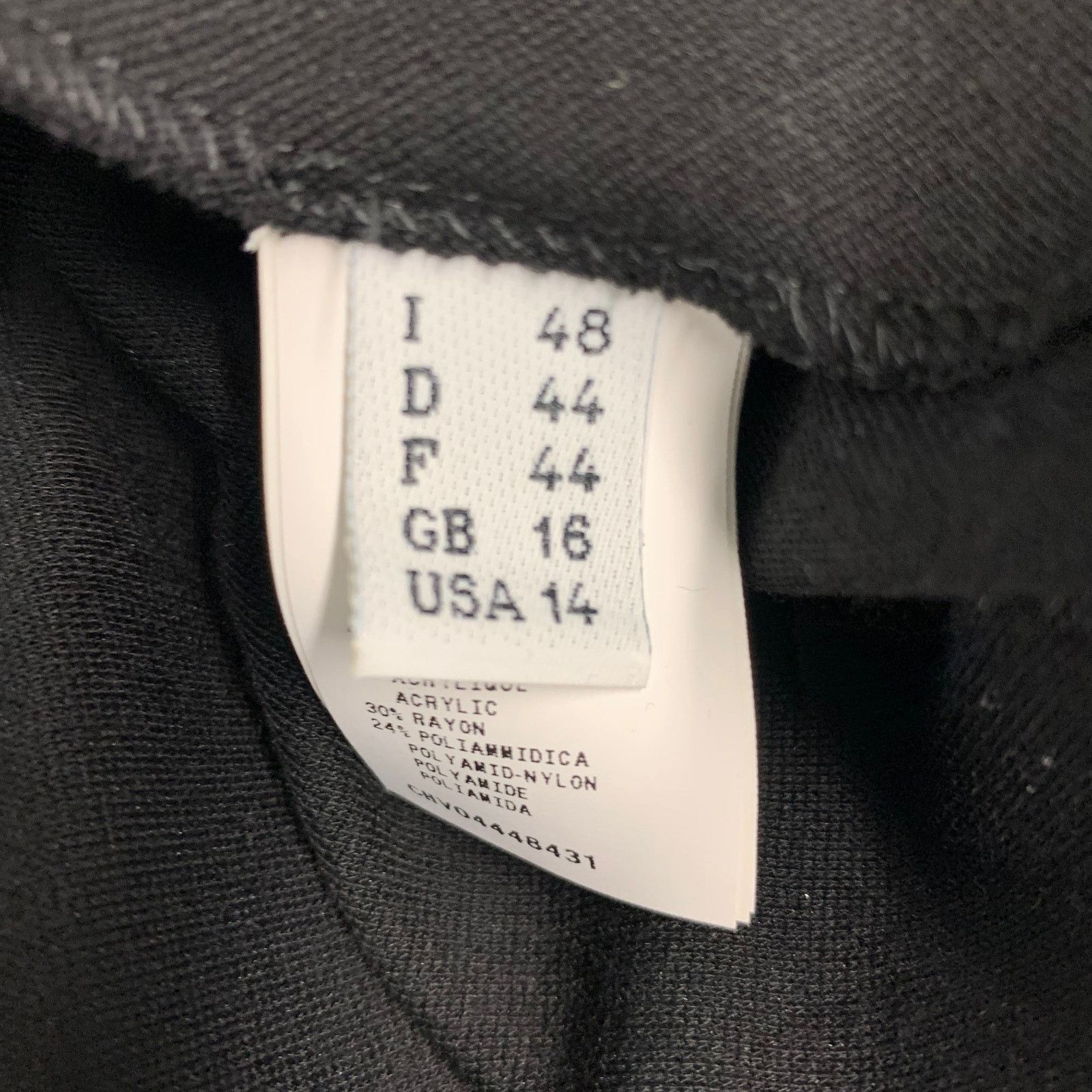Cacharel Size 14 Black Nylon Blend Sleeveless Drop Waist Dress Size XL / US 12-14 / IT 48-50 - 9 Thumbnail