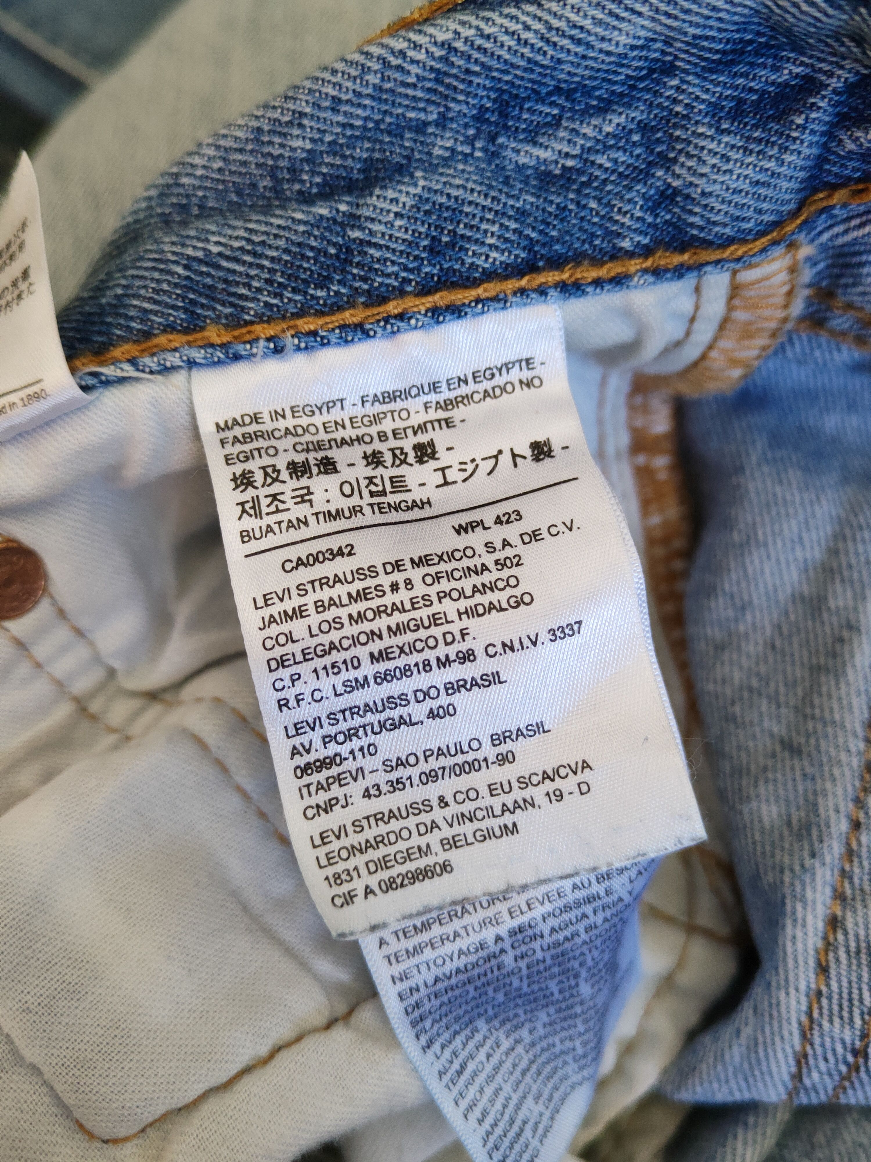 Levi's Levi's Blue Faded Distressed Ripped Jeans #S1813 Size US 31 - 18 Thumbnail