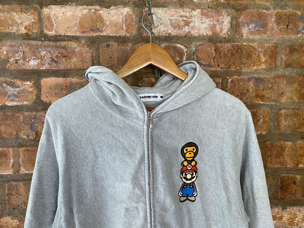 Bape Bape x Nintendo Mario Baby Milo Full Zip Hoodie Size US M / EU 48-50 / 2 - 3 Thumbnail