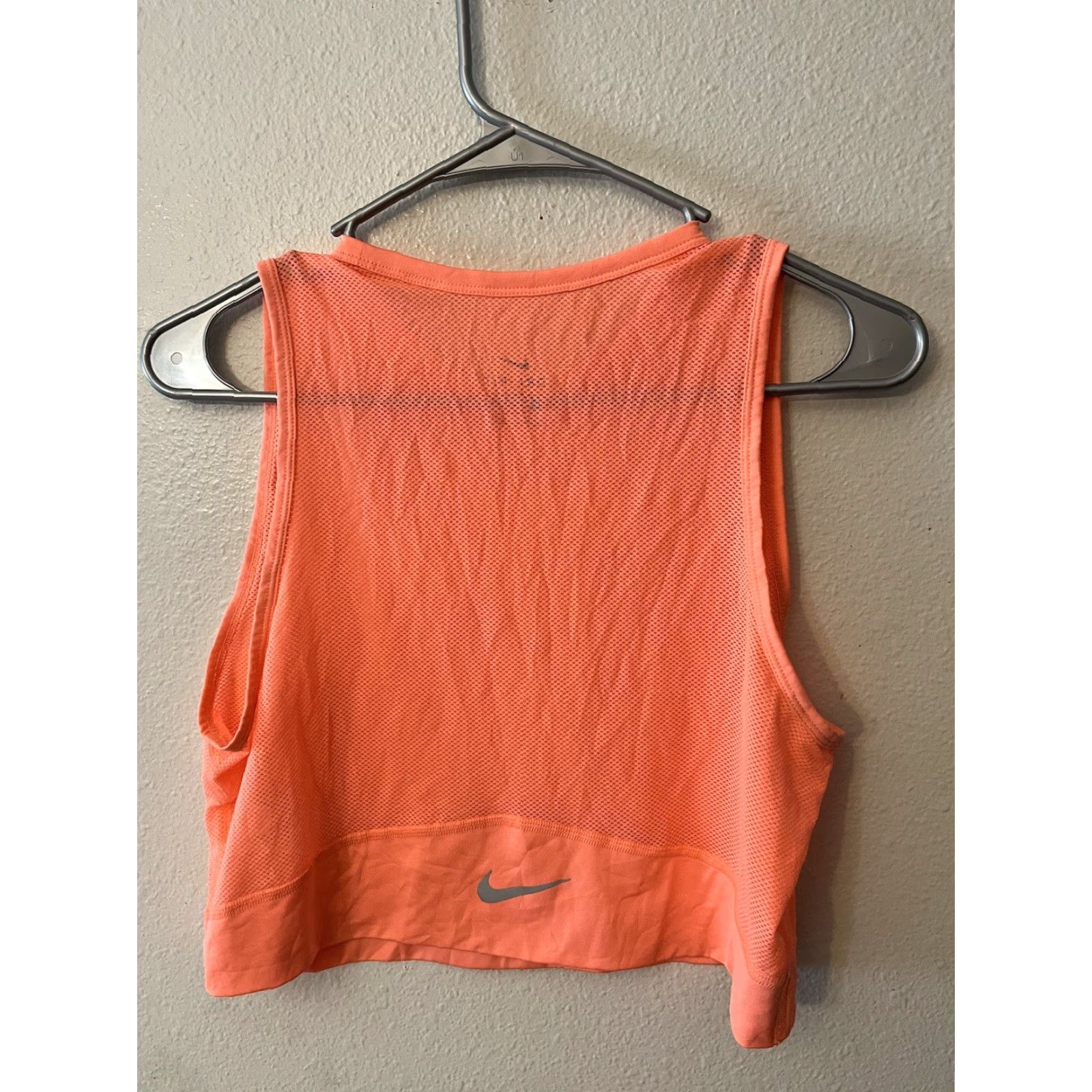 Nike Nike DriFit Cropped Running Tank AA2741-827 Tight Fit Size XL Neon Womens Size XL / US 12-14 / IT 48-50 - 3 Thumbnail