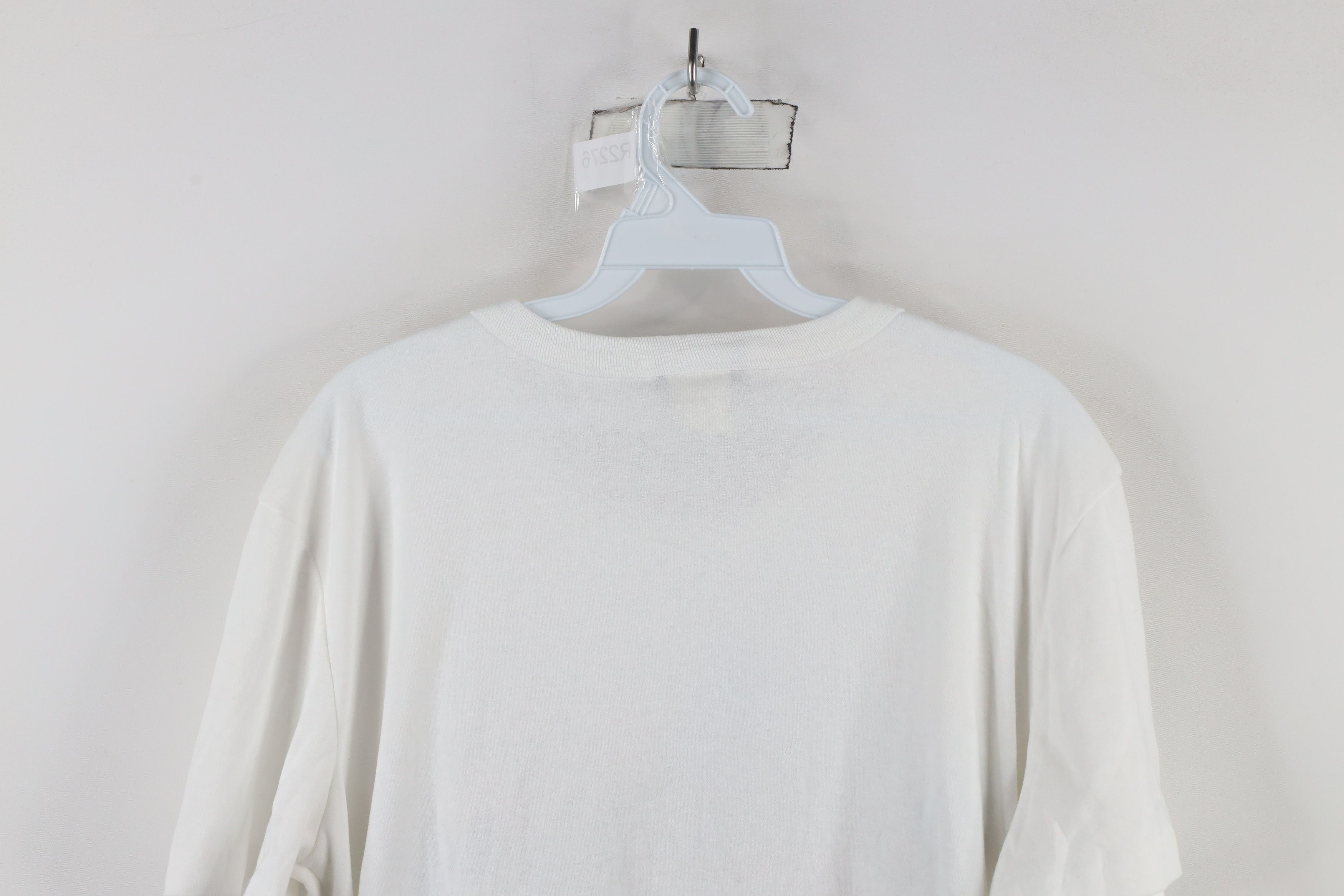 Vintage Vintage 90s Streetwear Floral Short Sleeve T-Shirt White USA Size L / US 10 / IT 46 - 11 Thumbnail