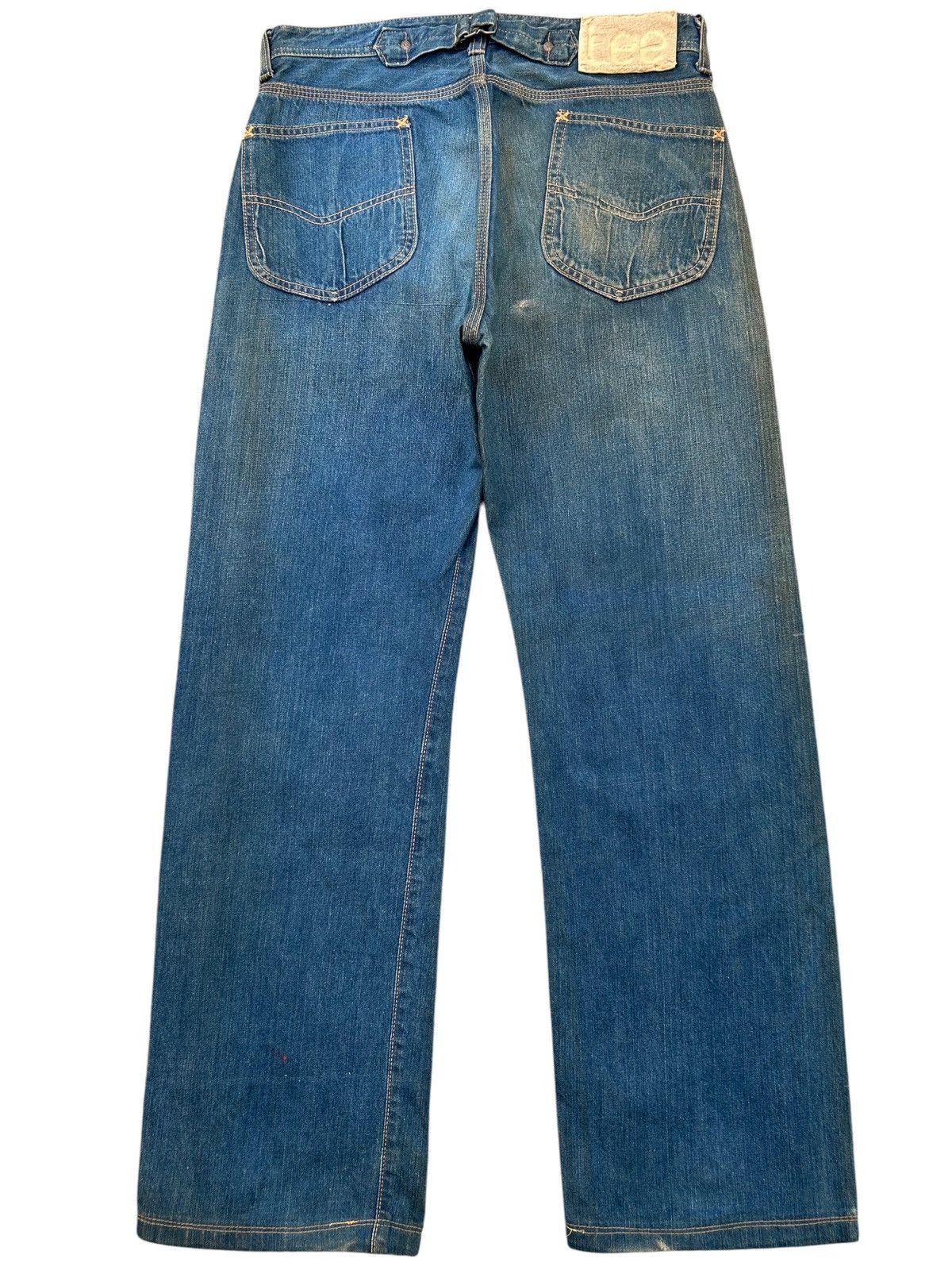 Kapital Vintage Buckle Back Lee Cowboy Selvedge Denim Jeans Size US 32 / EU 48 - 1 Thumbnail