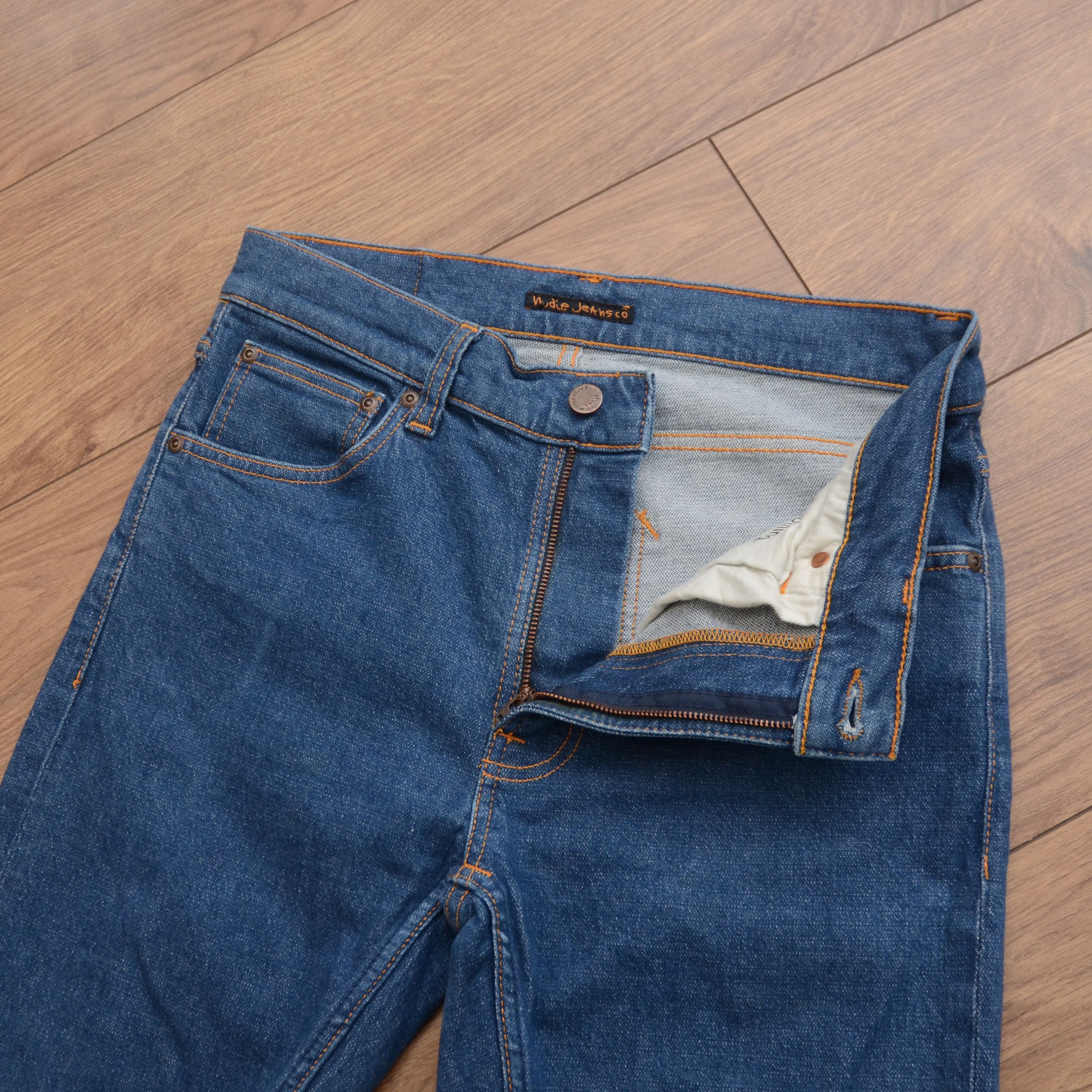 Nudie Jeans Nudie Jeans Lean Dean Lean Dean Broken Twill Slim W30 L32 Size US 30 / EU 46 - 12 Thumbnail