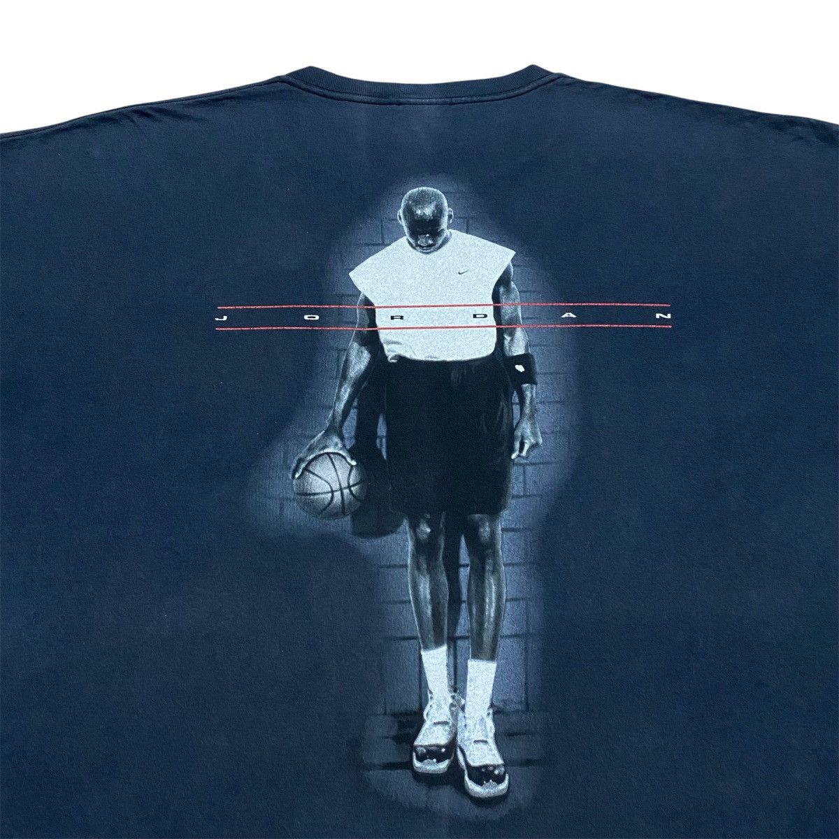 Jordan Brand Rare‼️🔥Vintage Nike Air Jordan Crazy Backhit T-Shirt Size US XXL / EU 58 / 5 - 8 Thumbnail