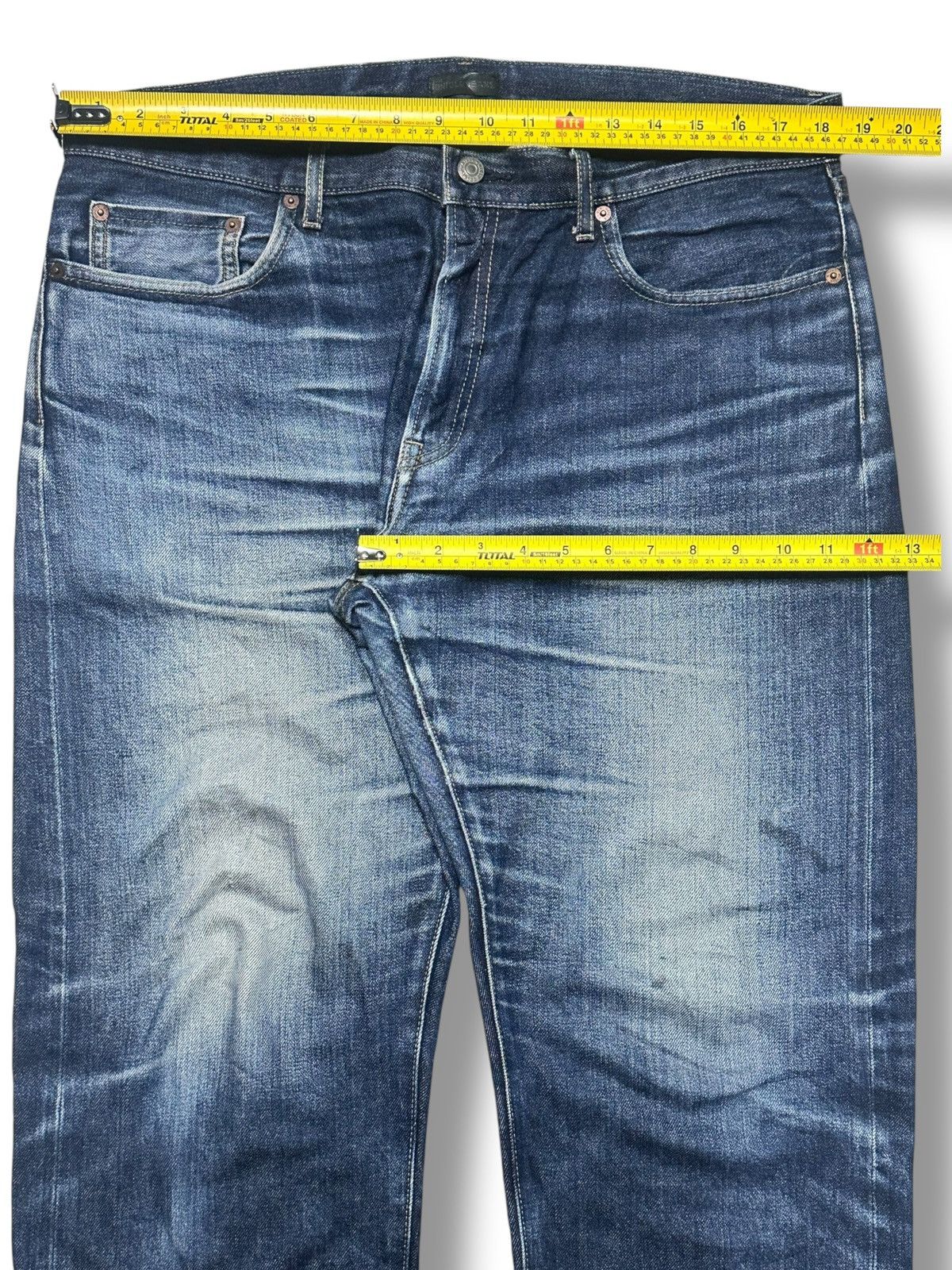Uniqlo UNIQLO Selvedge Vintage Denim Kaihara Jeans Straight Leg Size US 37 - 20 Thumbnail