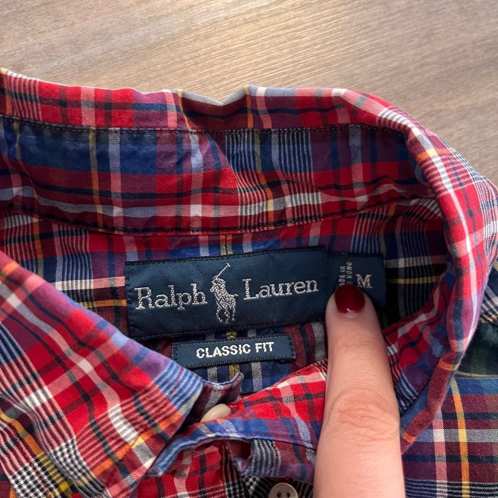 Polo Ralph Lauren Polo Ralph Lauren Red Casual Buttonup Shirt Men Medium Bin O Size US M / EU 48-50 / 2 - 3 Thumbnail