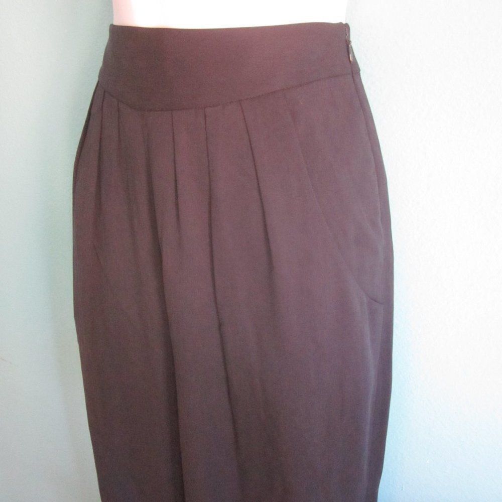 Elie Tahari Elie Tahari Pleated Front Navy Blue Lightweight Summer Trous Size 30" / US 8 / IT 44 - 5 Thumbnail