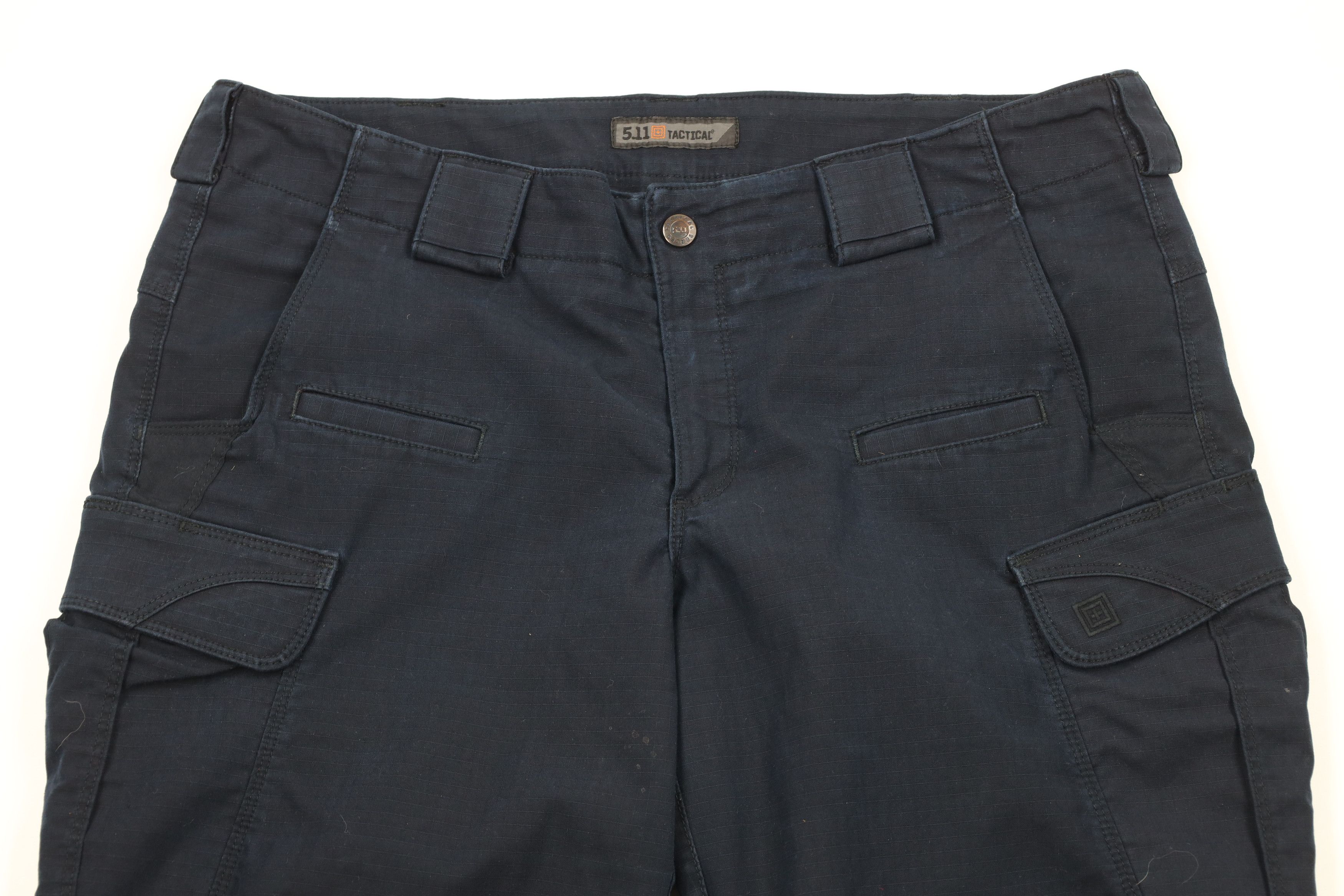 Vintage 5.11 Tactical Series Uniform Wide Leg Cargo Pants Blue Size 38" / US 16 / IT 52 - 2 Thumbnail