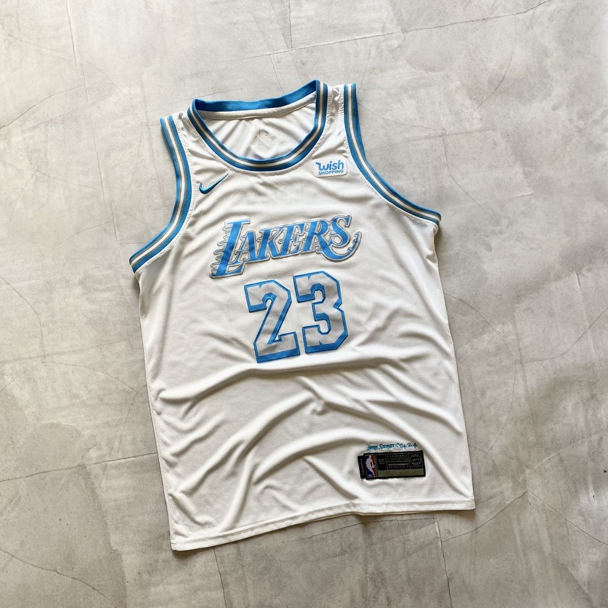 NBA × Nike Nike NBA 2021 Lakers #23 LeBron James City Edition Jersey Size US L / EU 52-54 / 3 - 1 Thumbnail