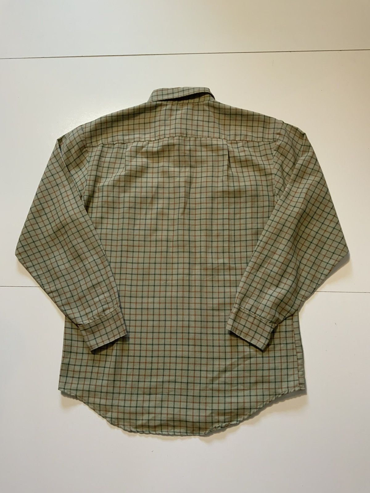 Vintage VTG 60s 70s JCPenney Big Mac 50/50 Plaid Button Work Shirt Size US M / EU 48-50 / 2 - 2 Thumbnail