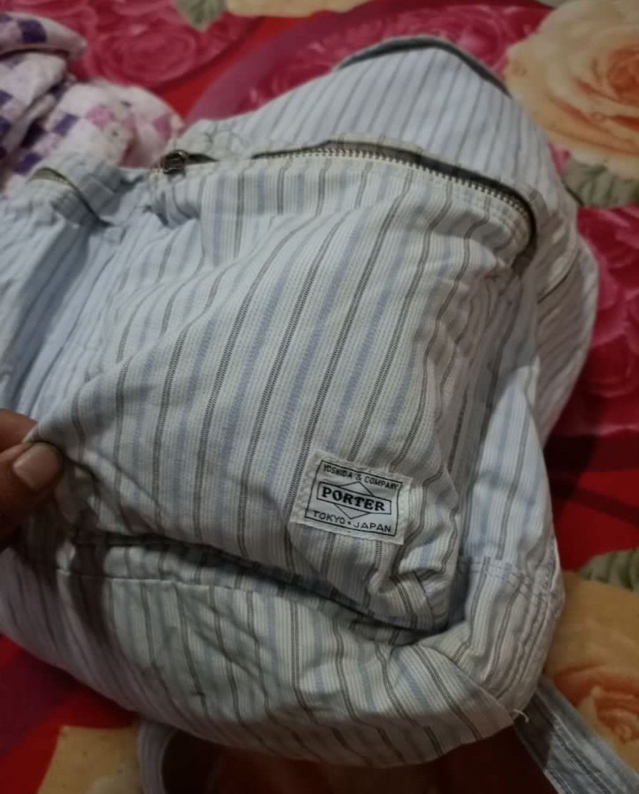 Japanese Brand × Porter Porter 70th Anniversary Hickory Stripes Rucksack Rare Size ONE SIZE - 2 Thumbnail