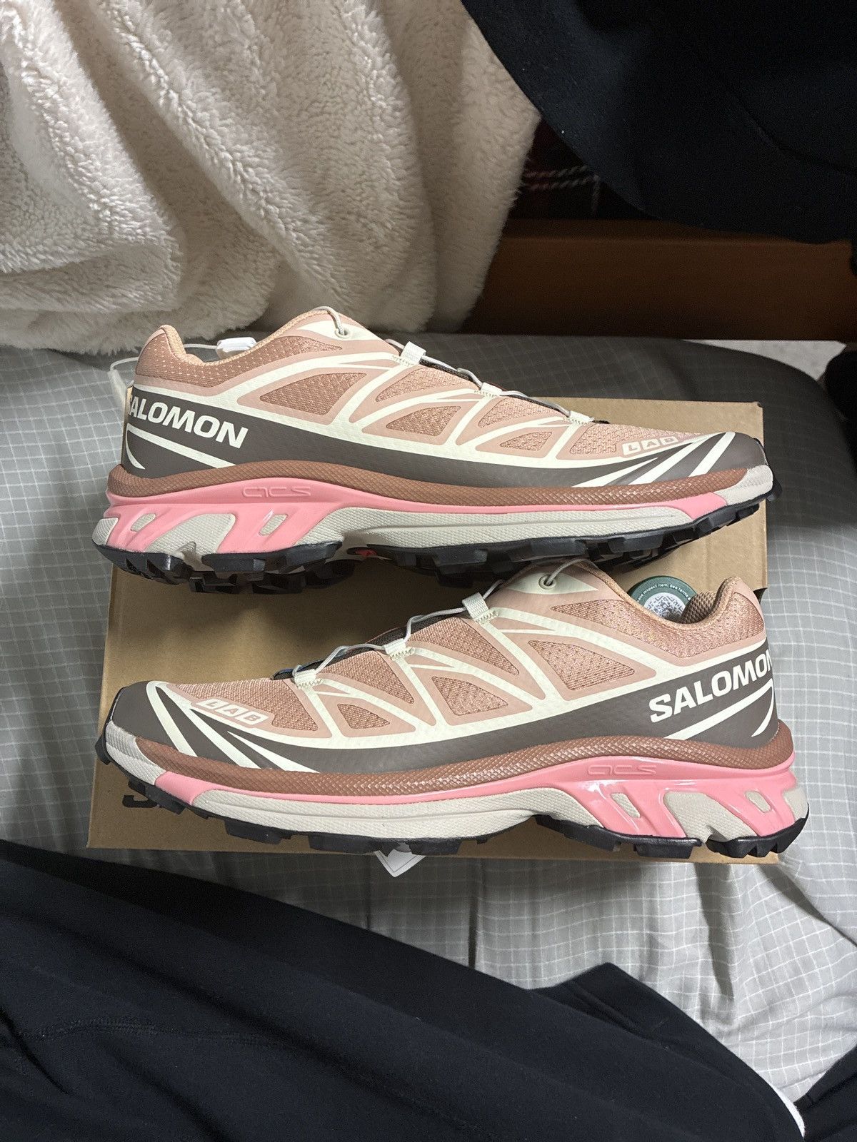 Salomon Size 9.5 - Salomon XT-6 Mahogany Rose Earth Brown Size US 9.5 / EU 42-43 - 1 Thumbnail