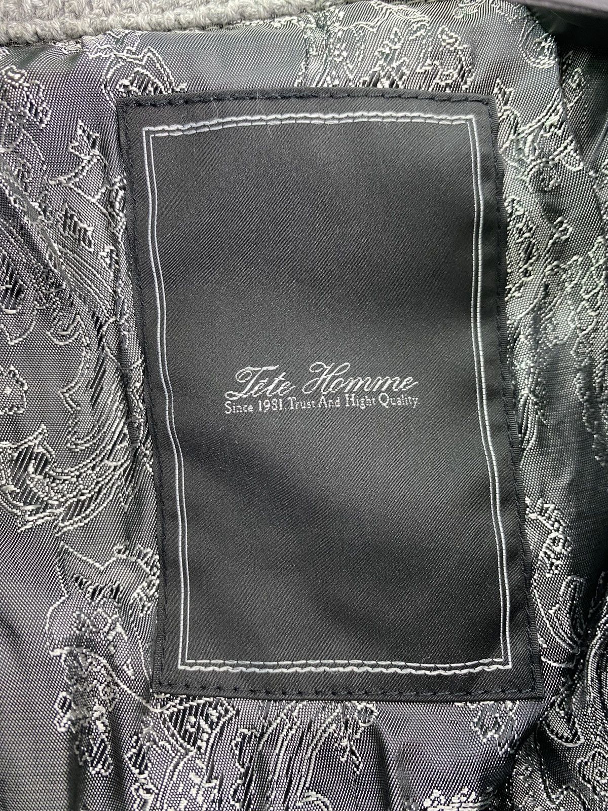 Issey Miyake TETE HOMME thermal warm cotton paisley lining jacket Size US S / EU 44-46 / 1 - 5 Thumbnail