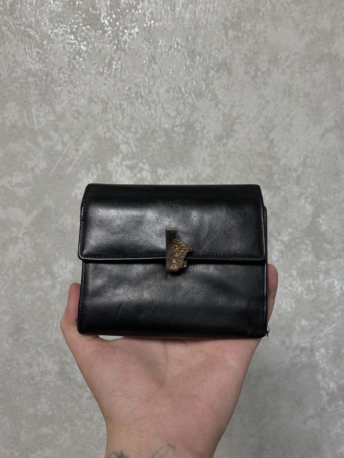 Versace Gianni Versace vintage leather wallet Size ONE SIZE - 4 Thumbnail