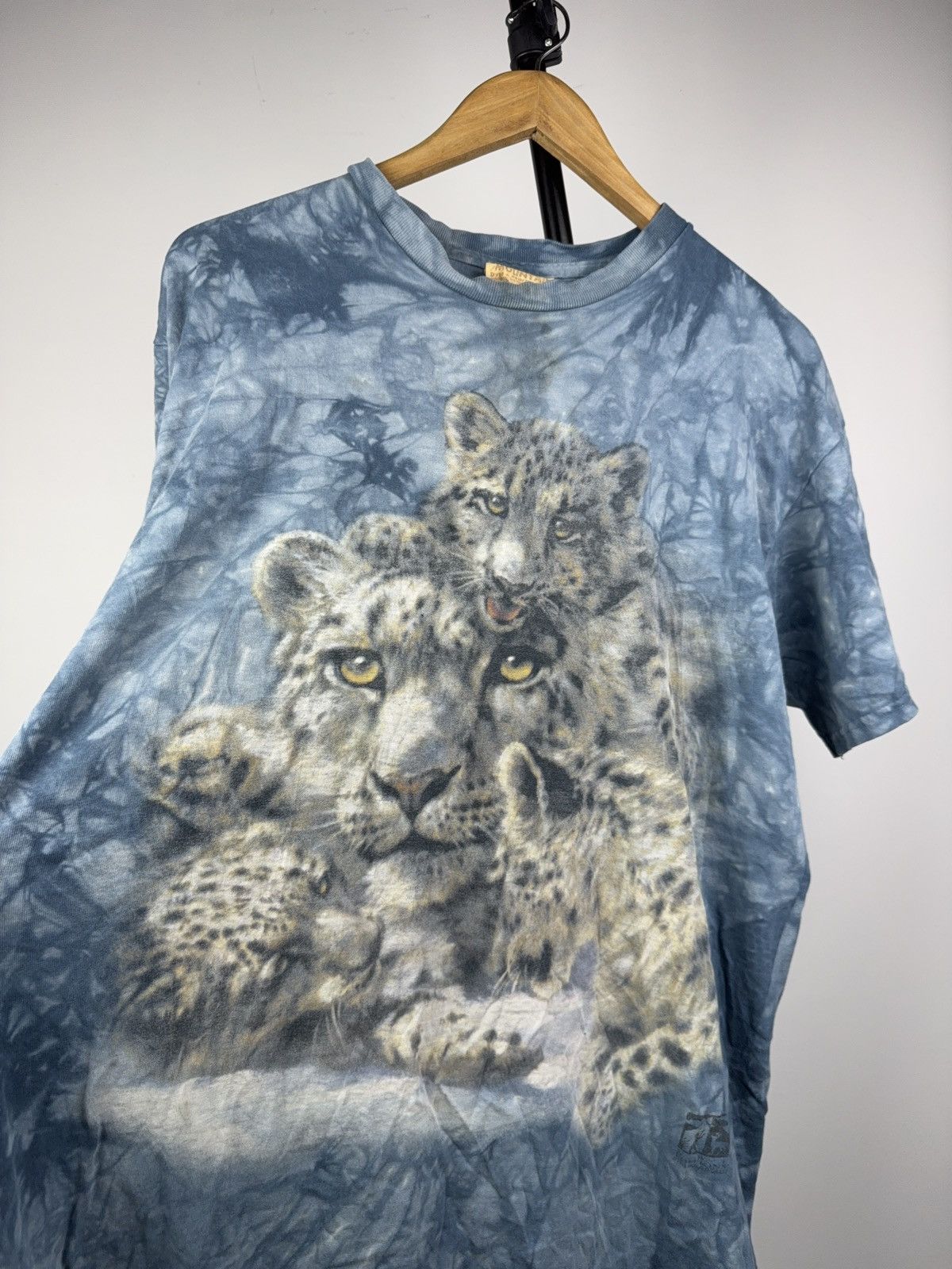The Mountain Vintage 1998 The Mountain Snow Leopard Graphic T-Shirt Size US L / EU 52-54 / 3 - 5 Thumbnail