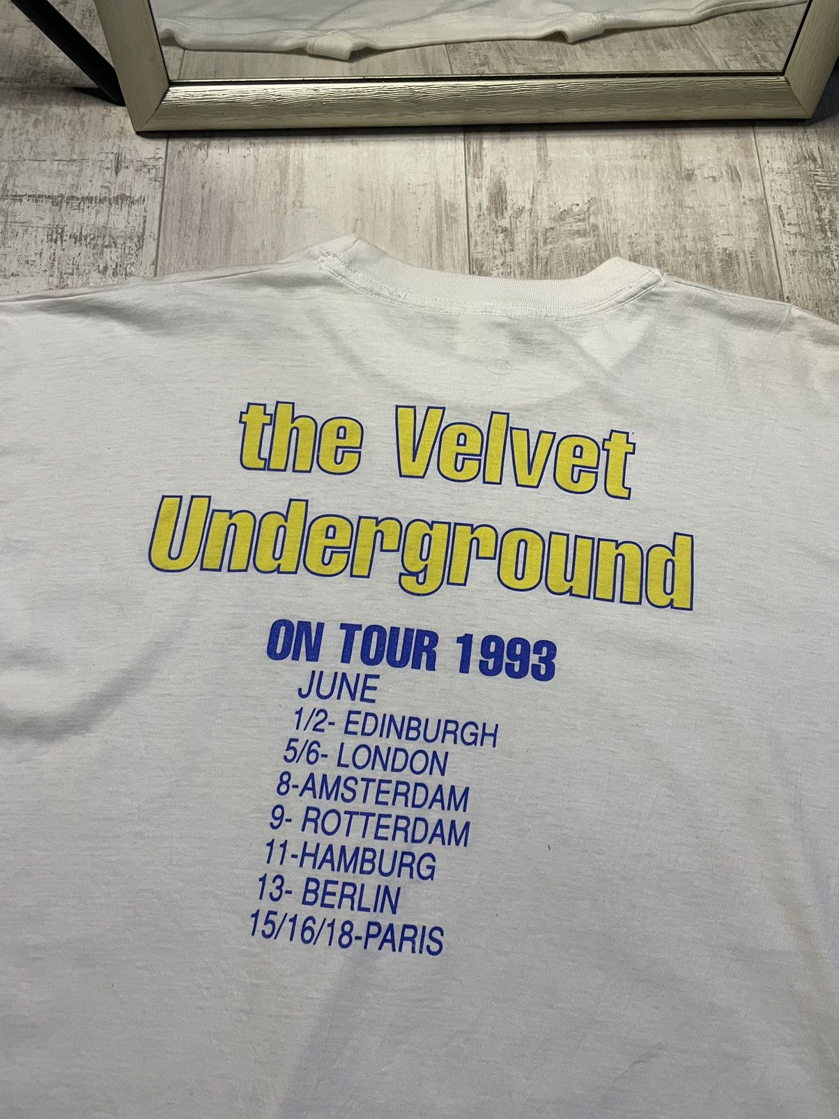 Band Tees Vintage 1993 The Velvet Underground Band Tee RARE Warhol Size US XL / EU 56 / 4 - 3 Thumbnail
