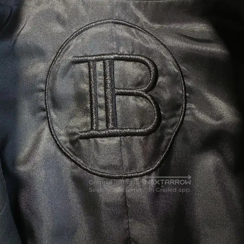 Balmain Balmain Black Wool Embroidered Men's Long Coat . Size US XL / EU 56 / 4 - 7 Thumbnail