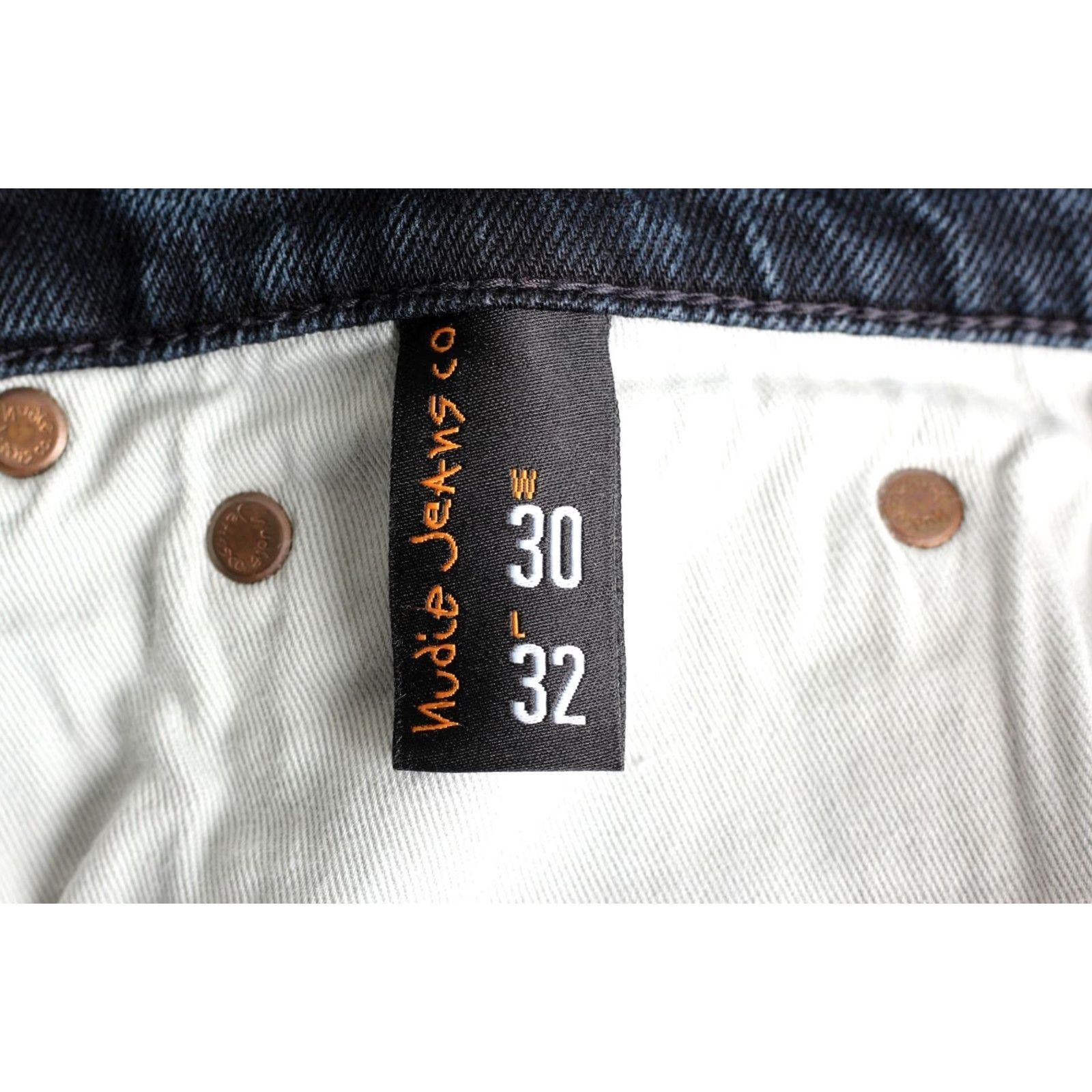 Nudie Jeans NUDIE JEANS Lean Dean Hidden Ink Stretch Jeans Men 30/32 Slim Tapered Denim Blue 5-Pocket Rise Mid Waist 30 32 L32 Size US 30 / EU 46 - 6 Thumbnail