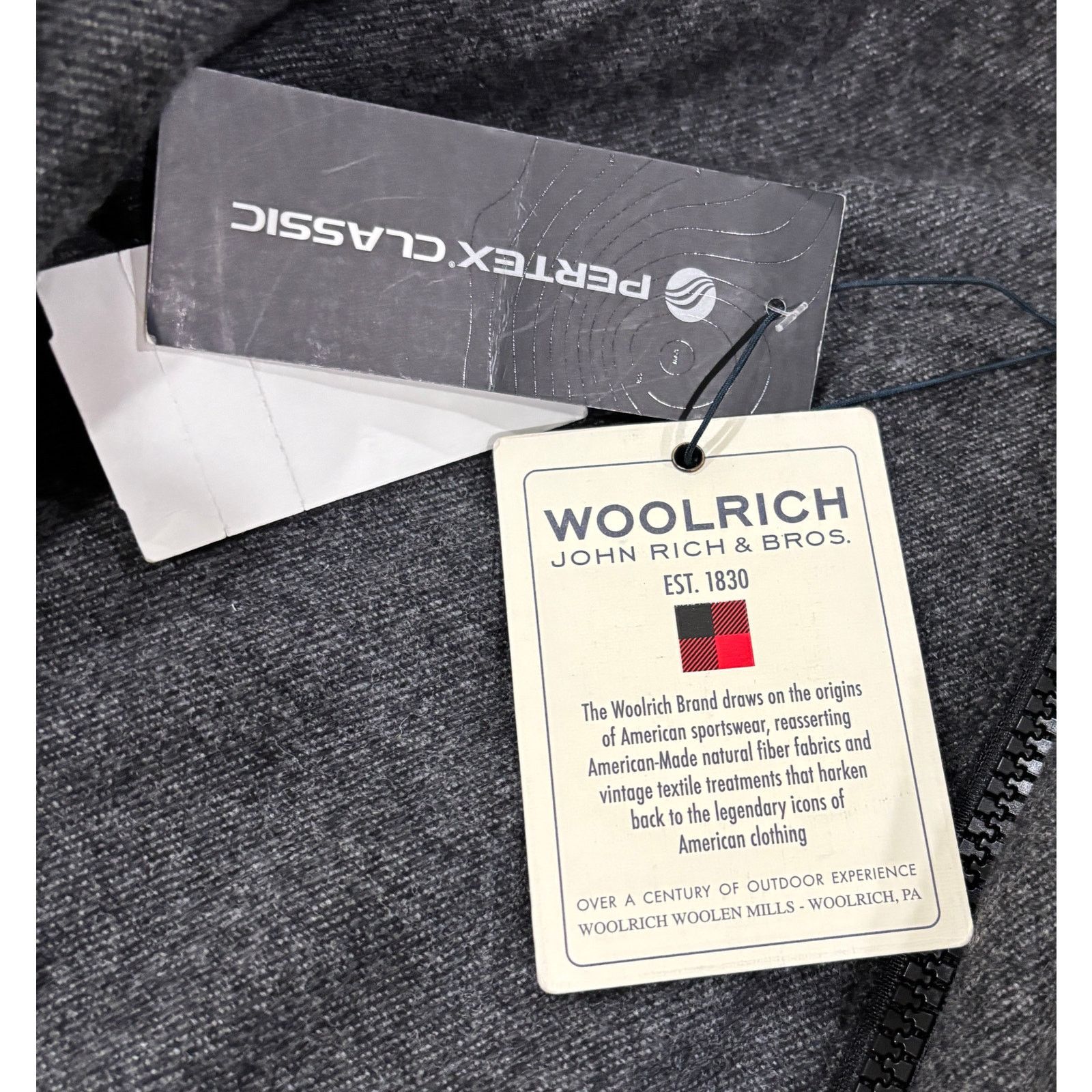 Woolrich Woolen Mills *R41 WOOLRICH Luxe Arctic Parka Wool Coyote Fur Gray Large Size US L / EU 52-54 / 3 - 13 Thumbnail