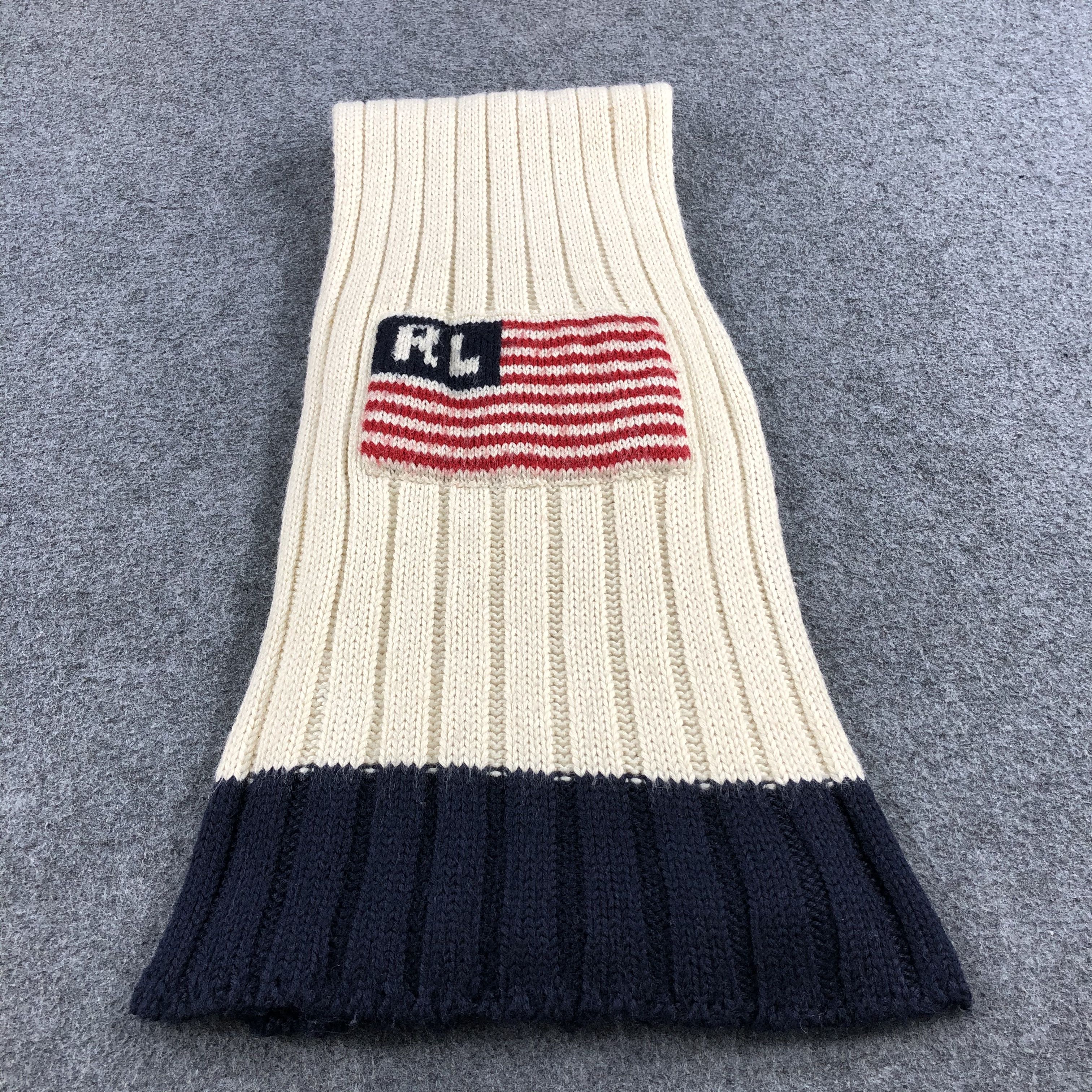 Ralph Lauren RL Ralph Lauren Wool Scarf Muffler V693 Size ONE SIZE - 2 Thumbnail