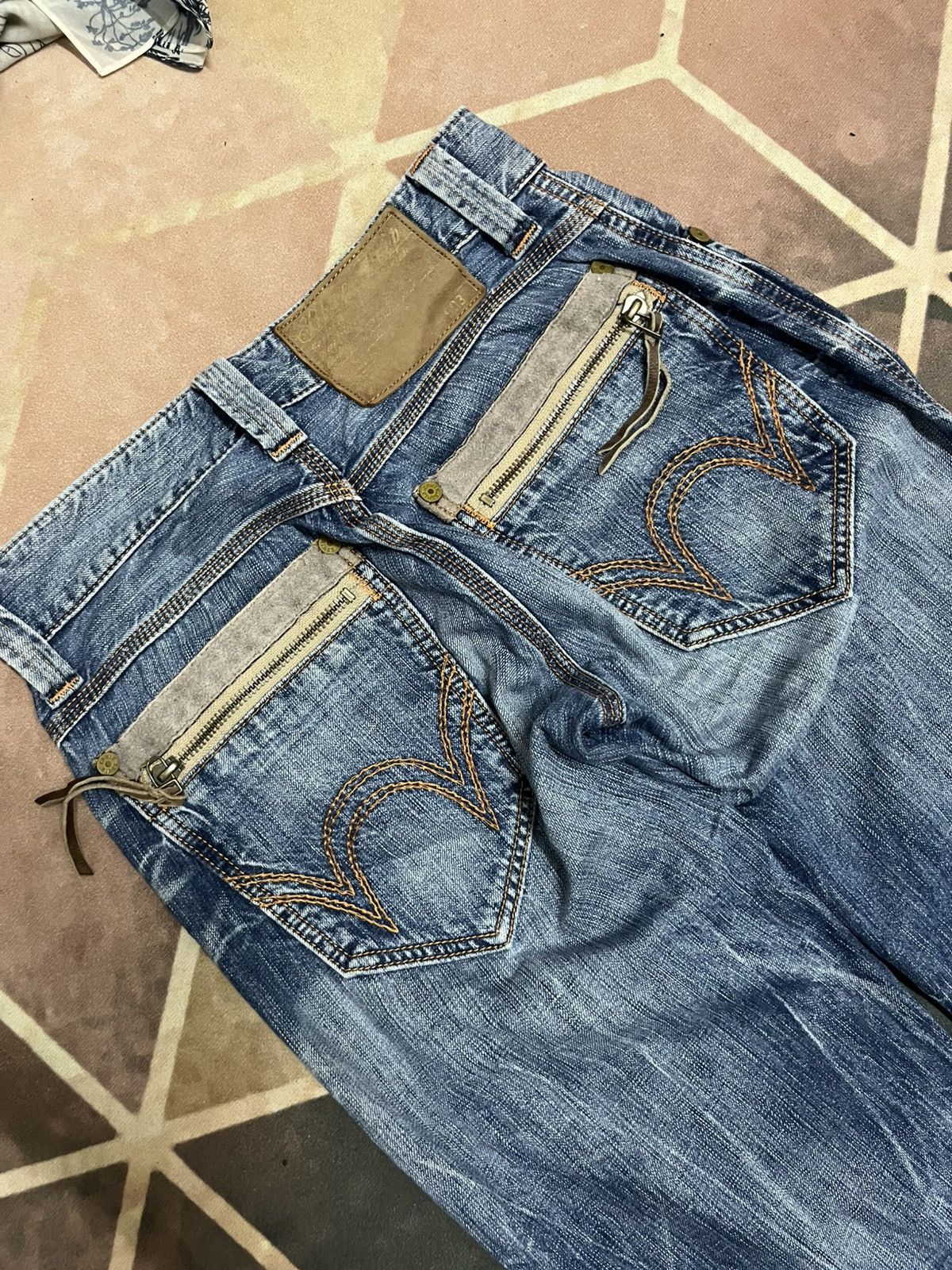 Edwin FINAL PRICE Edwin Crazy Faded Jeans Size US 29 - 12 Thumbnail
