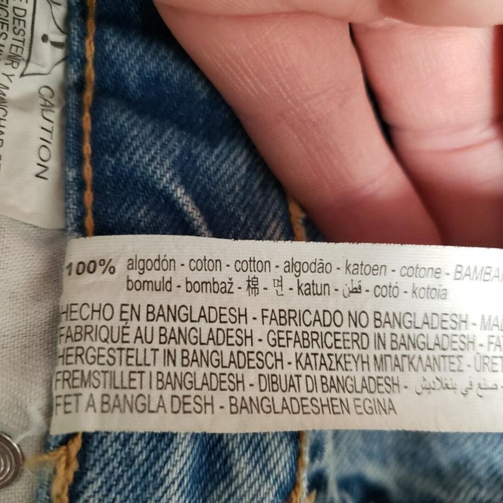 Zara Zara Light Blue Distressed Wide Leg Jeans Size 28" / US 6 / IT 42 - 4 Thumbnail