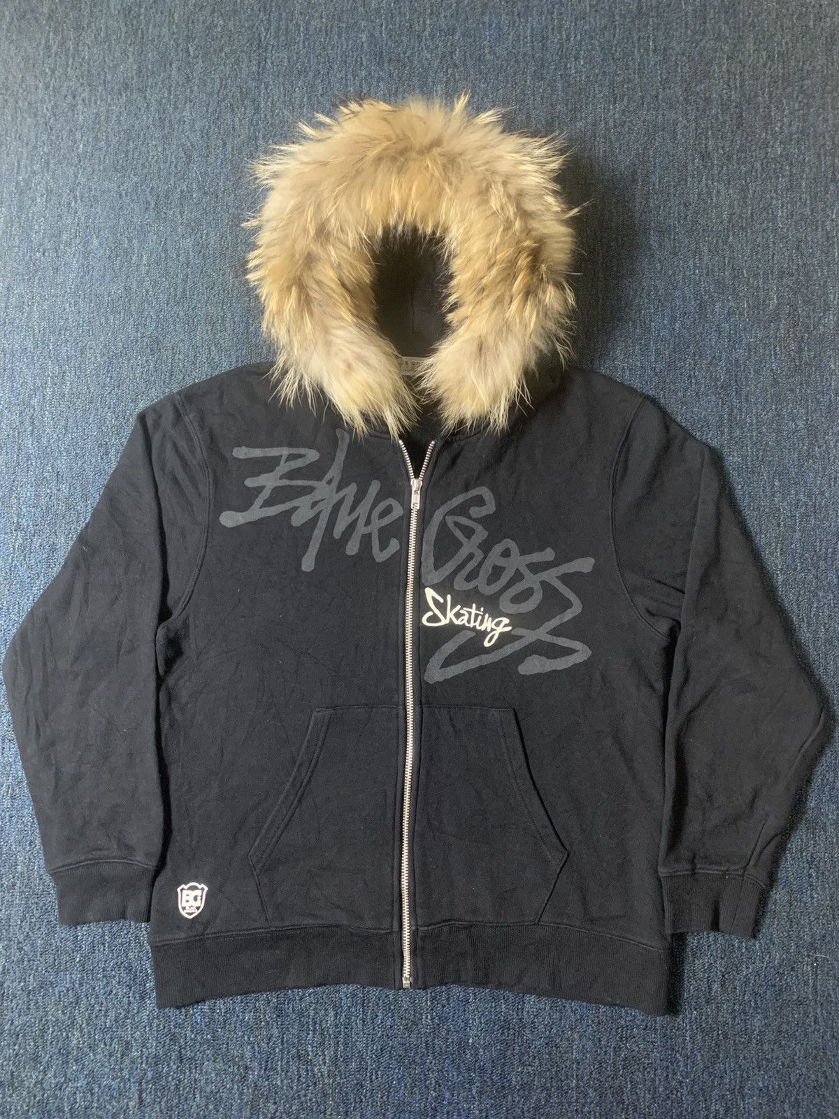 Japanese Brand Japanese Fur Bluecross Skating ziphoodie Size US M / EU 48-50 / 2 - 1 Thumbnail