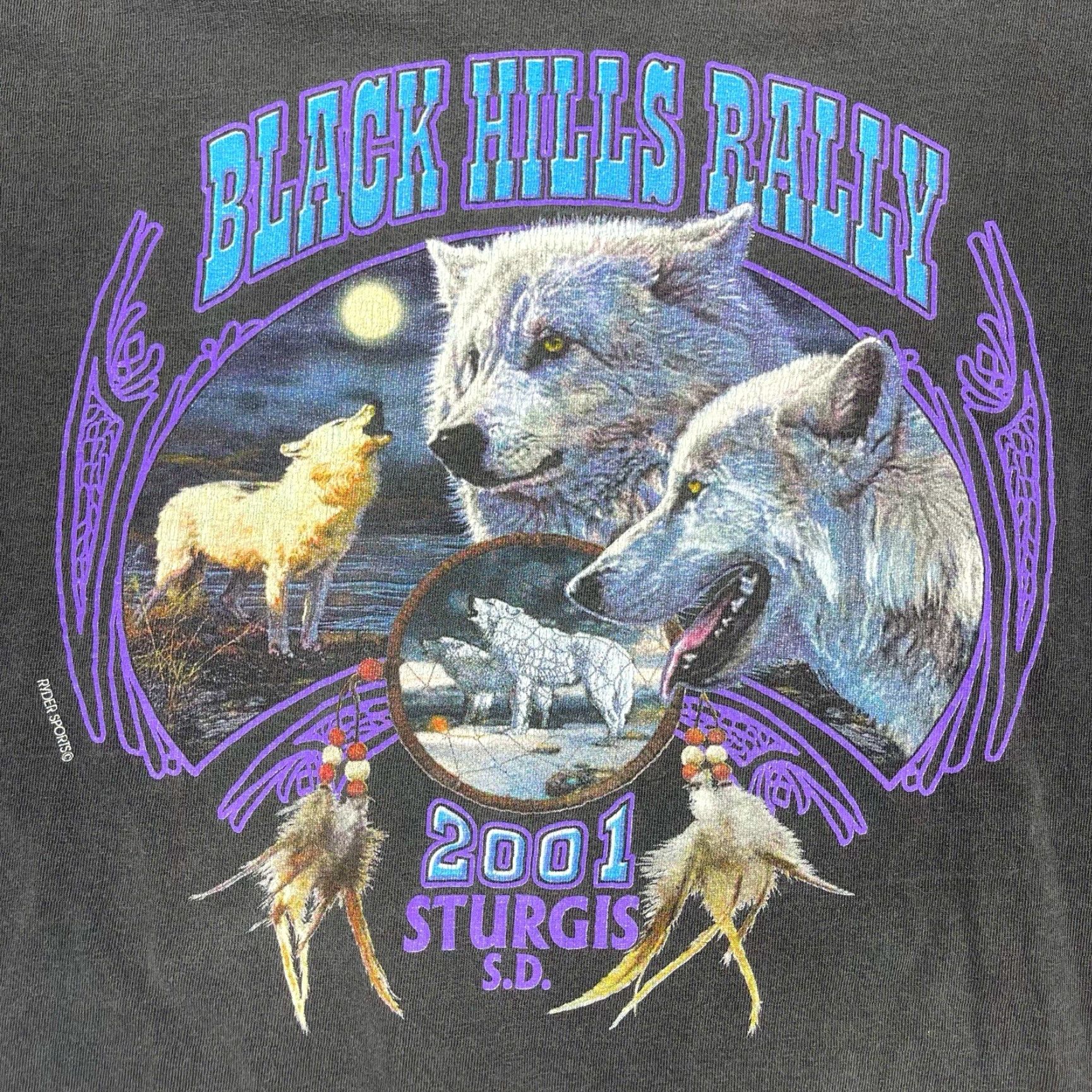 Vintage Vtg Rare 2001 Sturgis Black Hill Rally SD Single Stitch Faded T Shirt Men’s XL Shirt Mens XL Black 90s Vintage Harley All Sport Size US XL / EU 56 / 4 - 2 Thumbnail